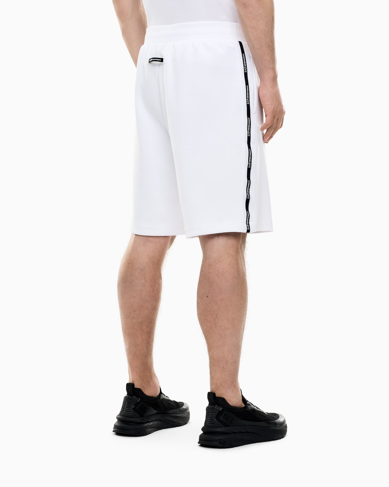 Bermudas Logo Series en interlock de mezcla de algodón Diapositiva 2