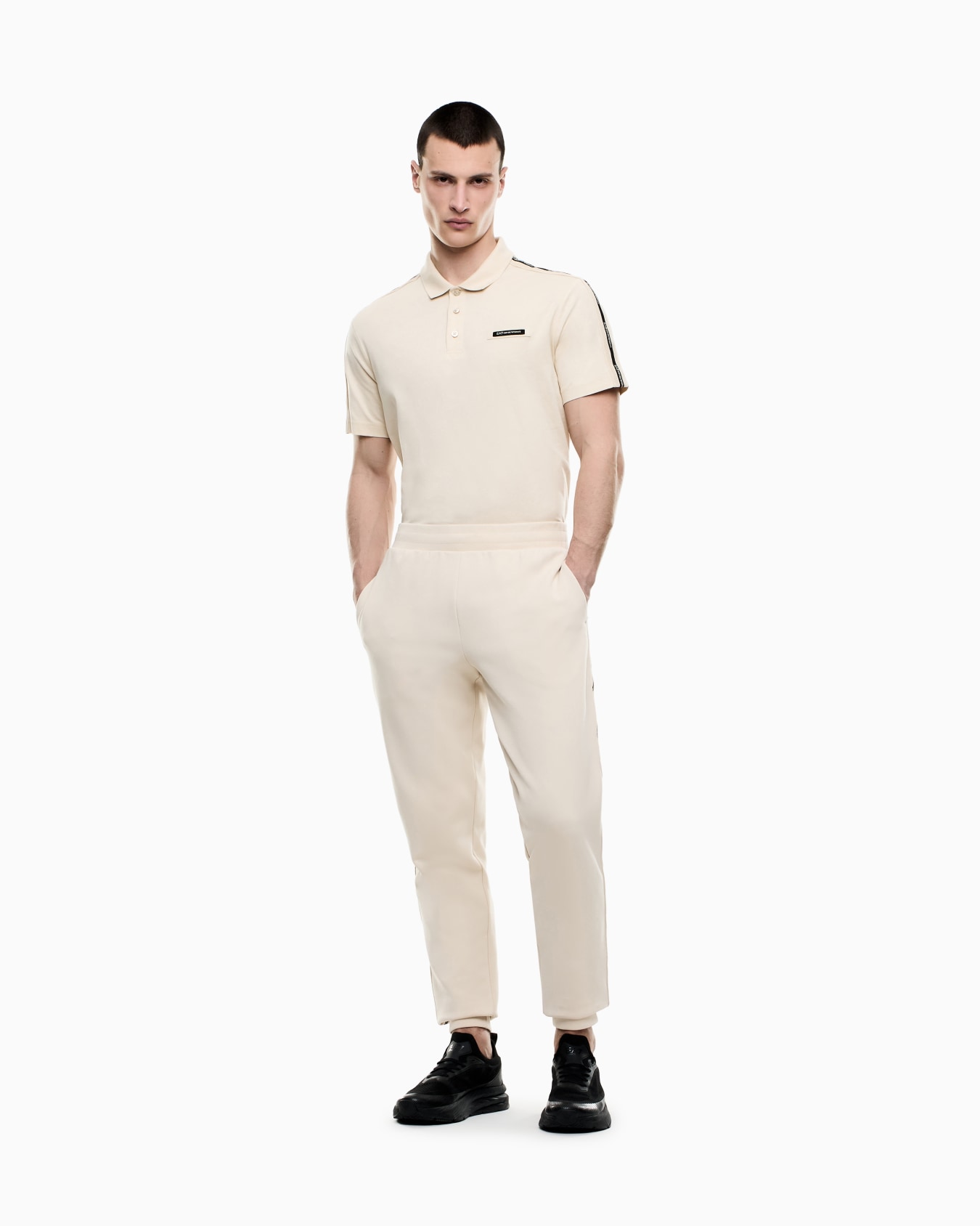 Logo Series cotton-blend joggers Slide 1