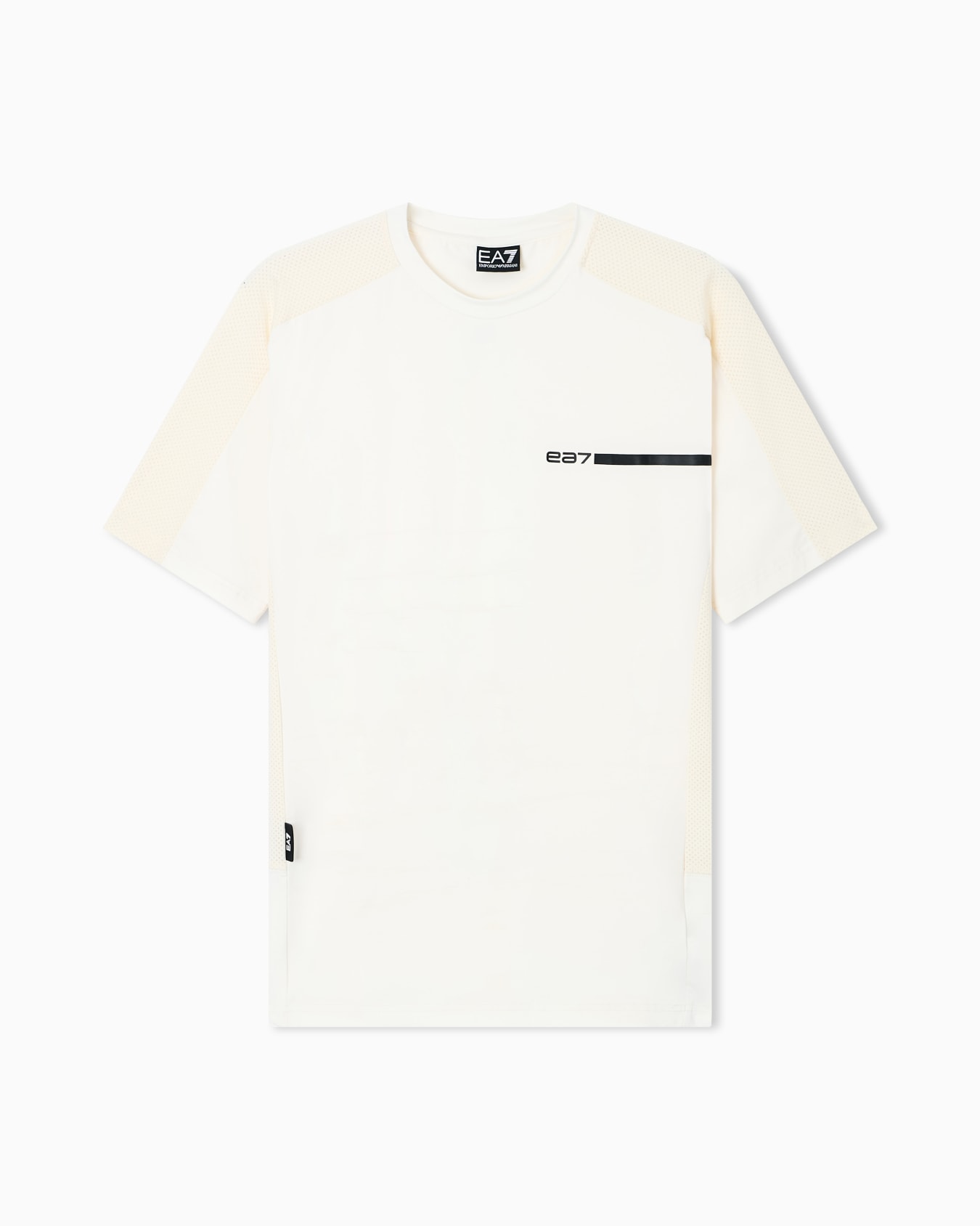 Logo Series stretch technical fabric T-shirt Slide 0