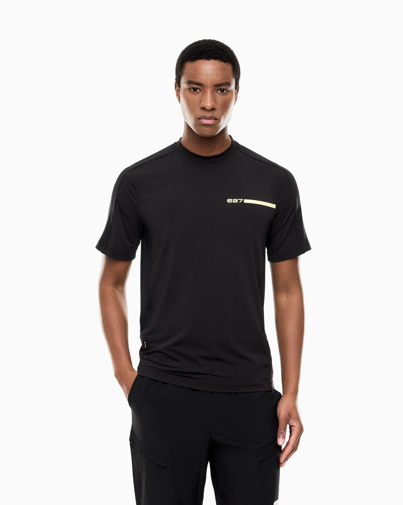 Camiseta en tejido técnico elástico Logo Series Diapositiva 2