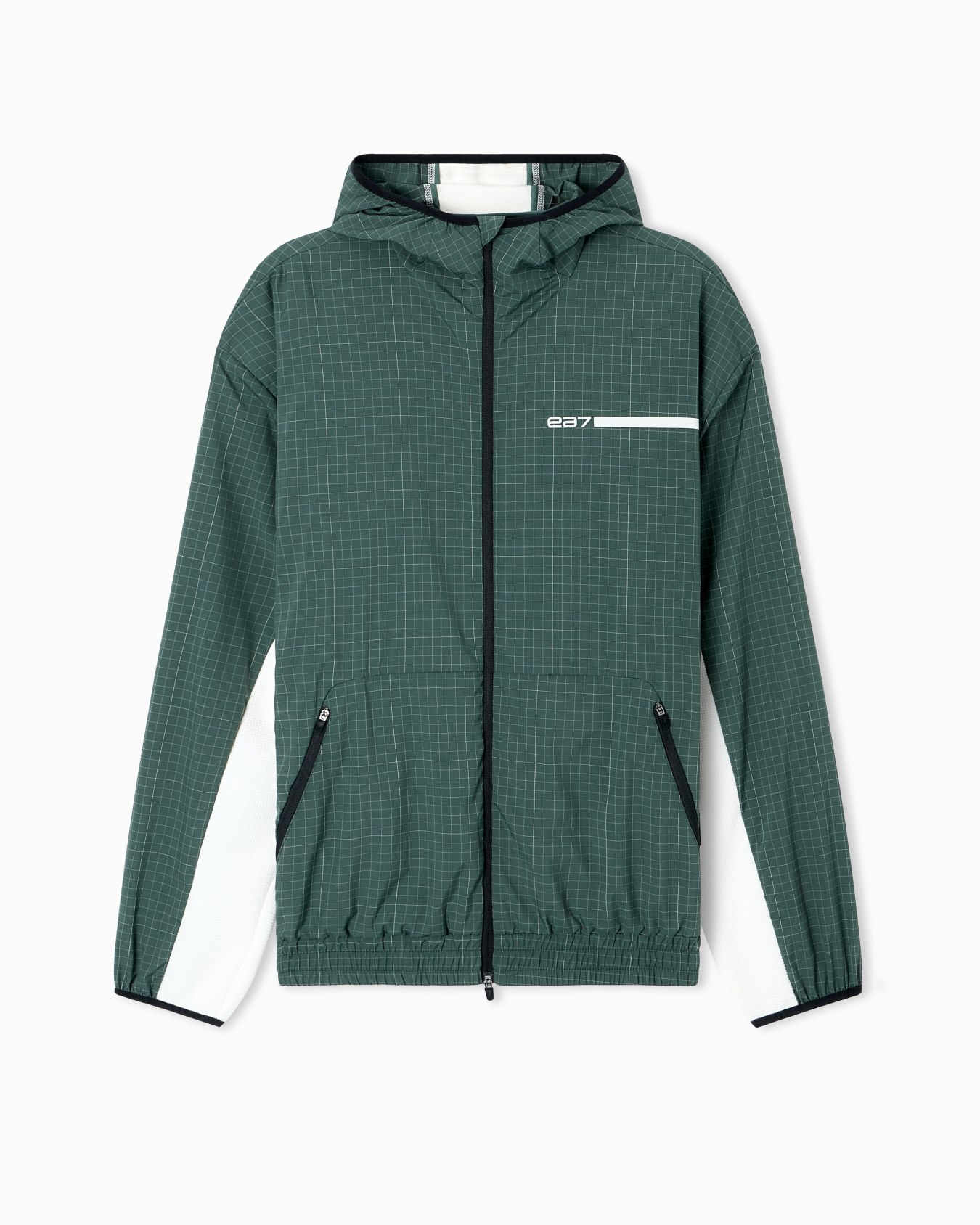 Felpa con cappuccio Logo Series in nylon Slide 0