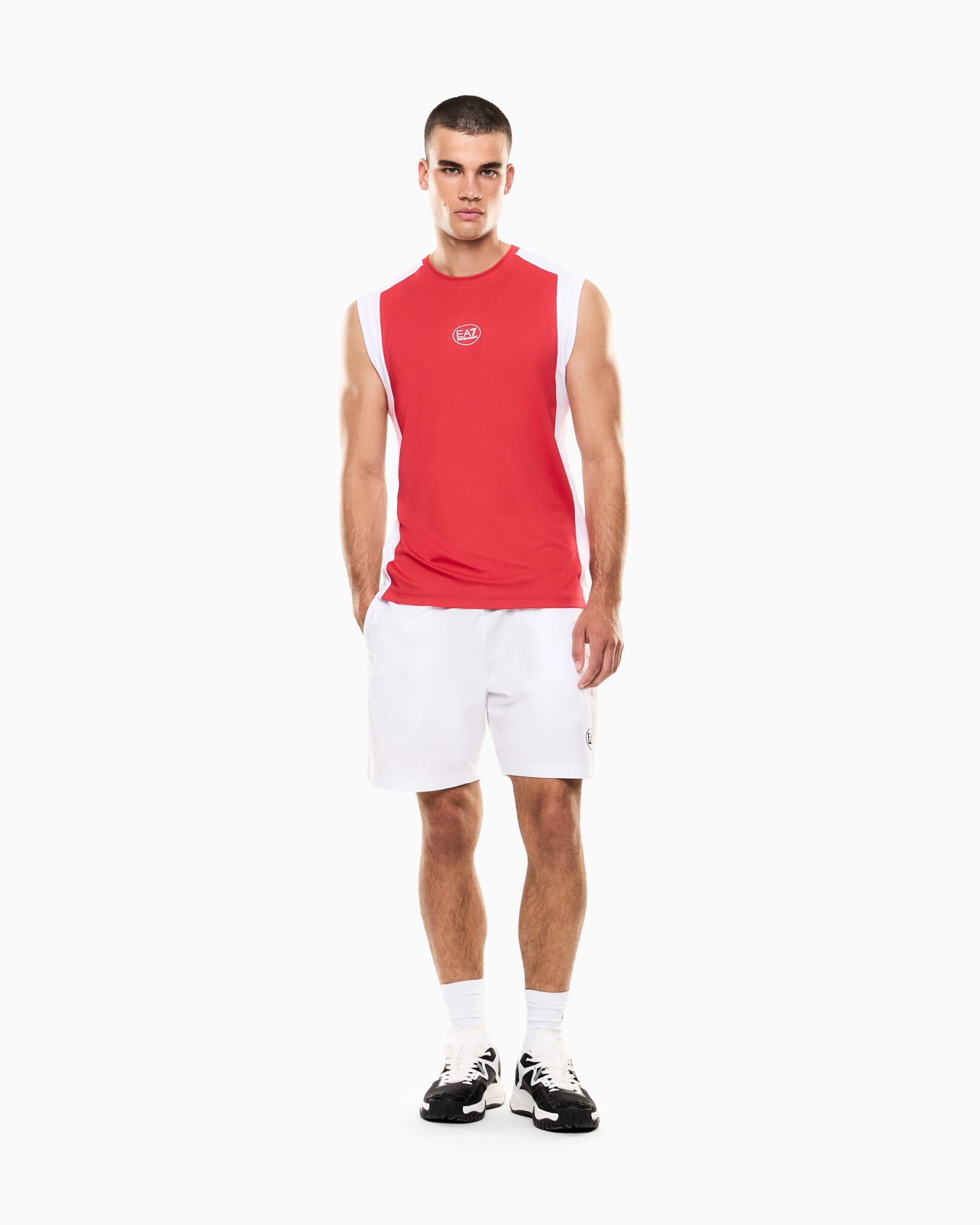 Tennis Pro タンクトップ VENTUS7テクニカルファブリック カラーブロック スライドする 1