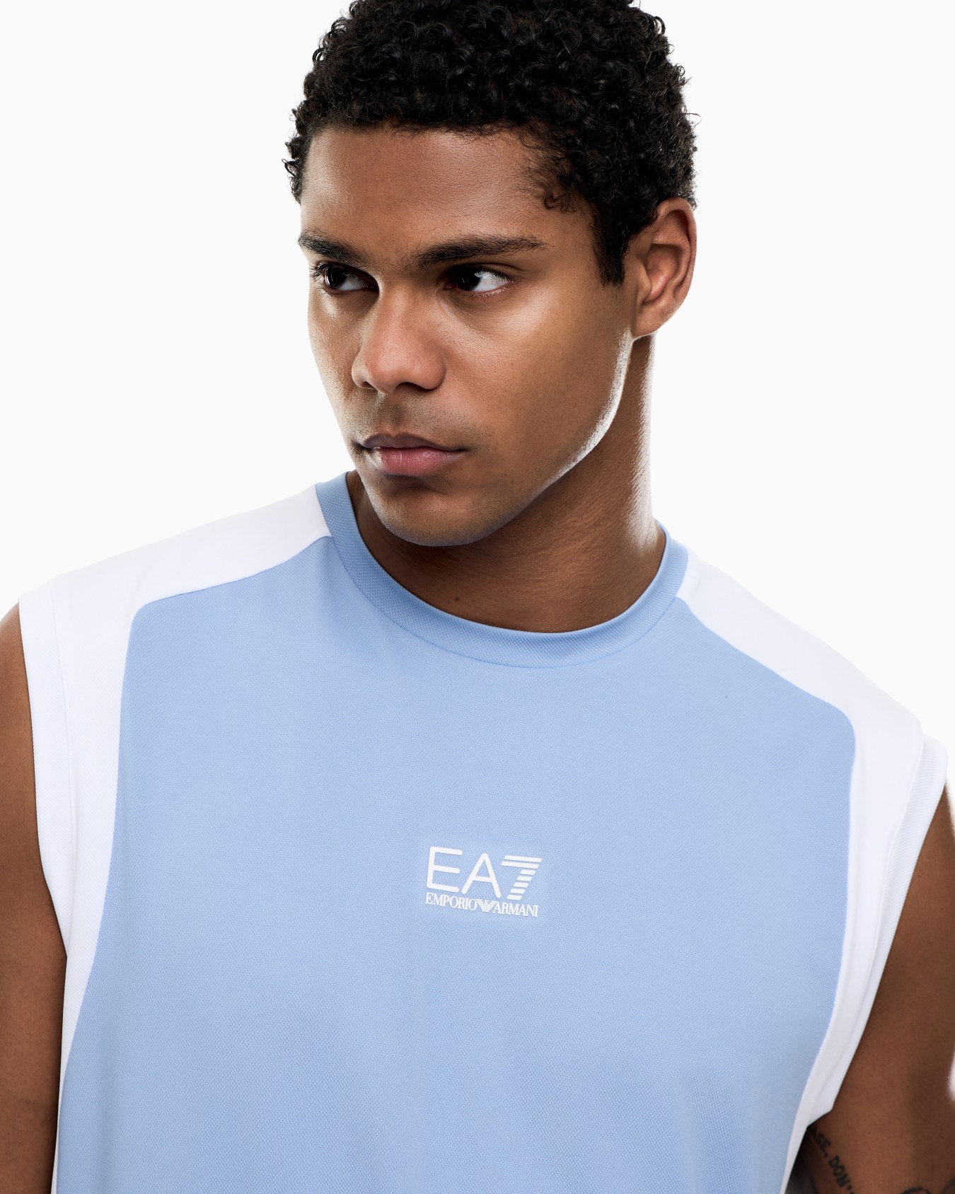 Tennis Pro tank top in VENTUS7 colour-block technical fabric Slide 4