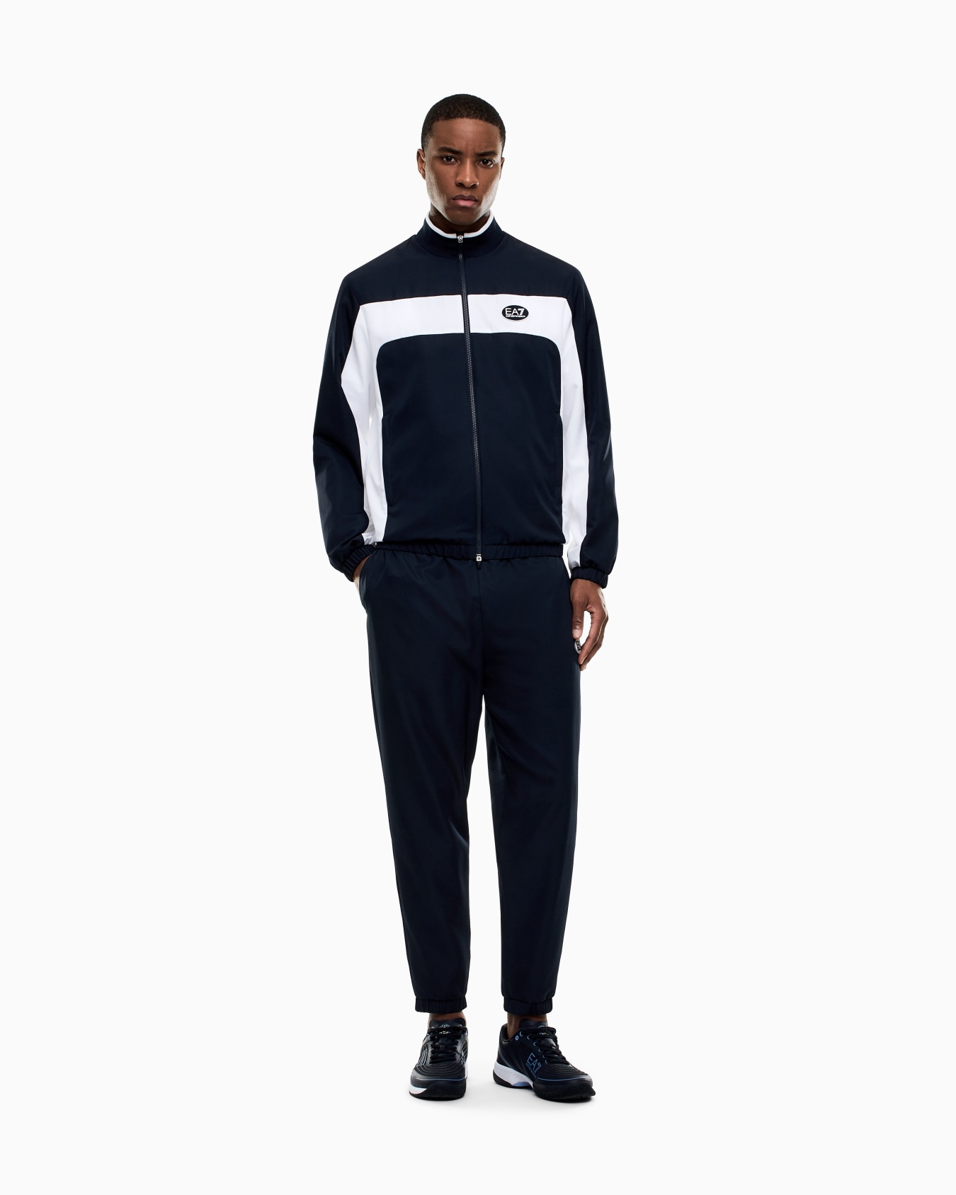 Pro tennis tracksuit in VENTUS7 colour block technical fabric Slide 1