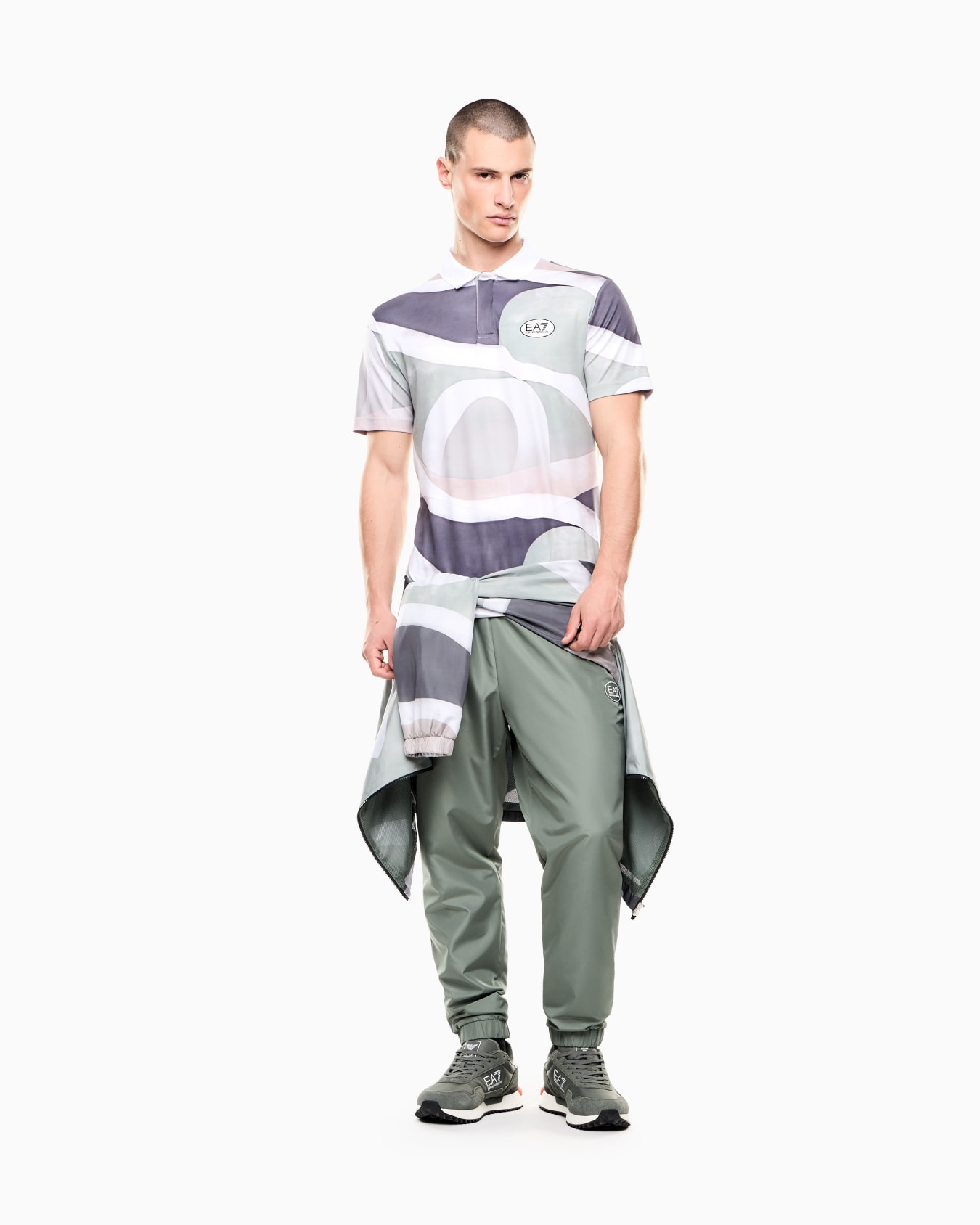 Tennis Pro ポロシャツ VENTUS7テクニカルファブリック プリント スライドする 1