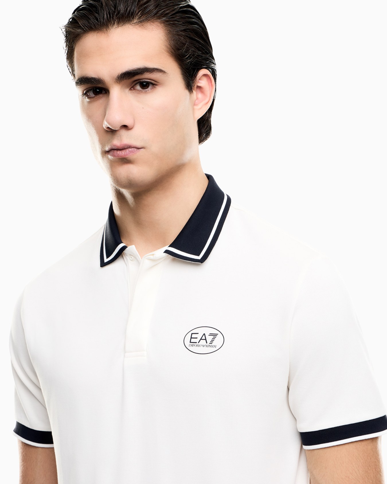 Tennis Club ポロシャツ ストレッチコットンピケ スライドする 4