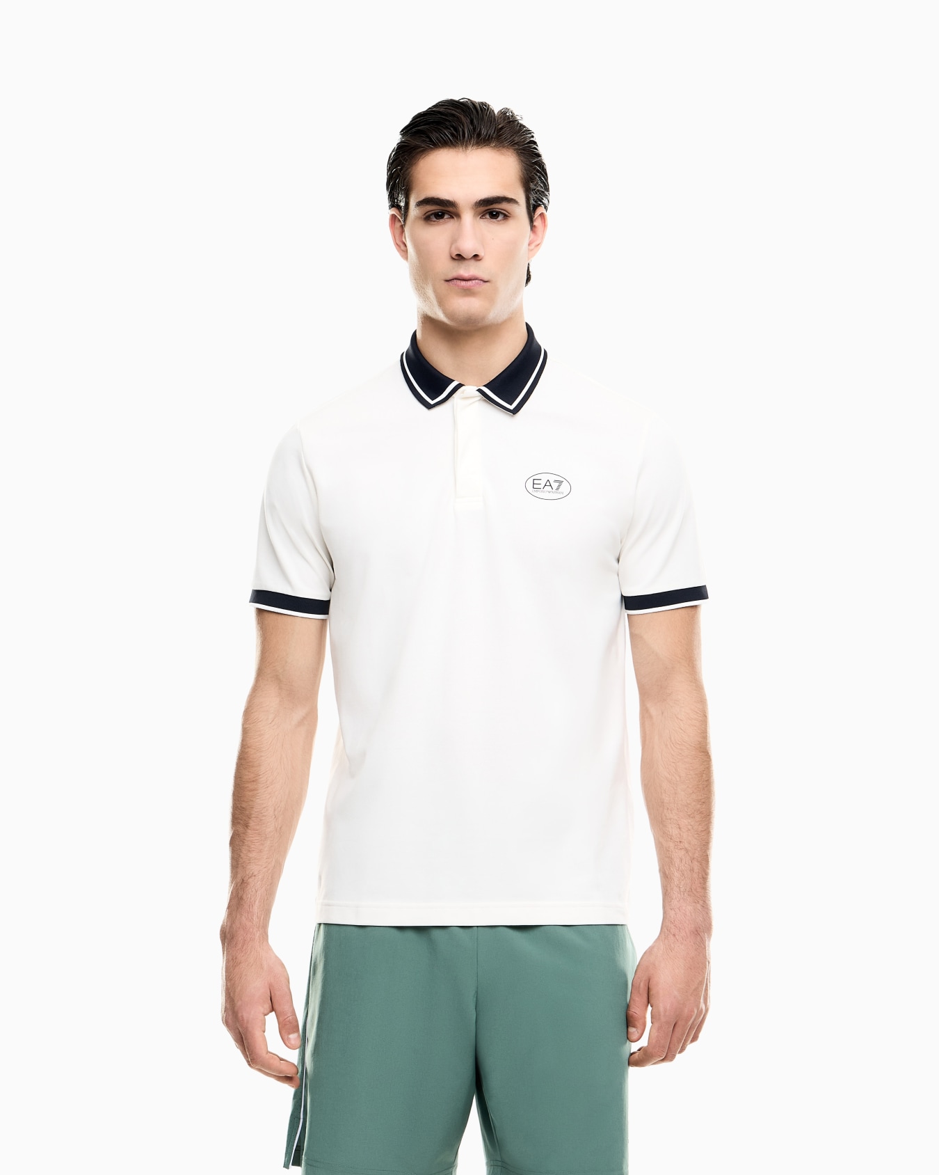 Tennis Club ポロシャツ ストレッチコットンピケ スライドする 3