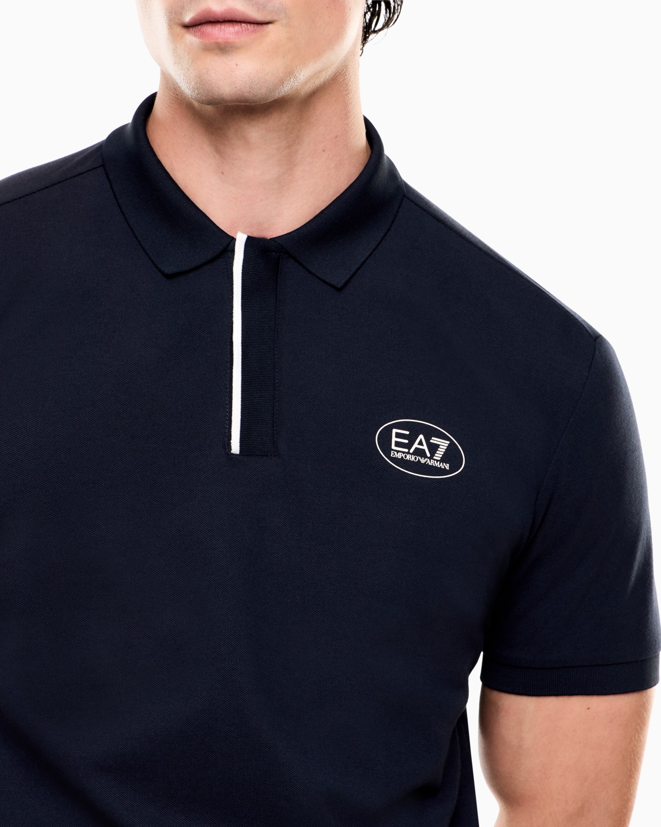 Tennis Club stretch cotton piqué polo shirt Slide 4