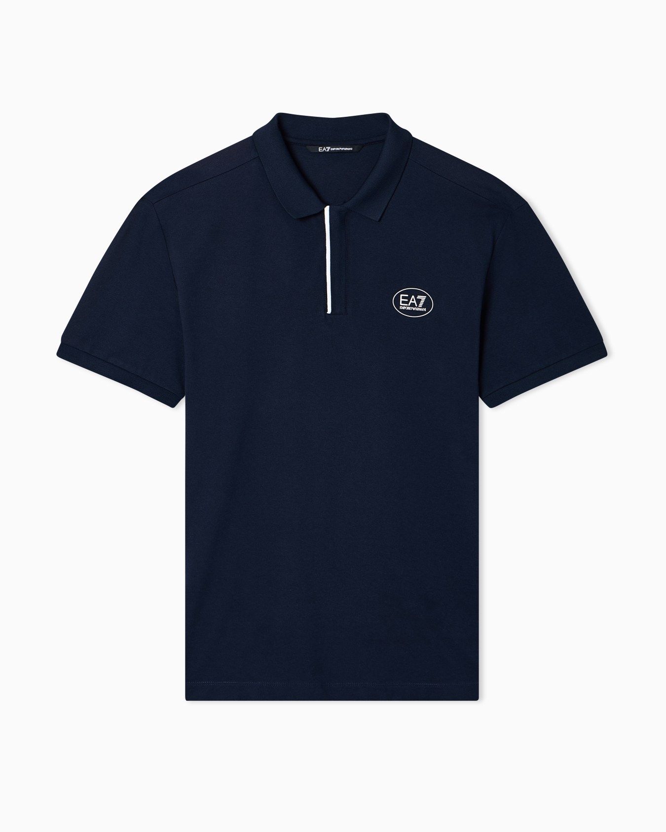 Tennis Club stretch cotton piqué polo shirt Slide 0