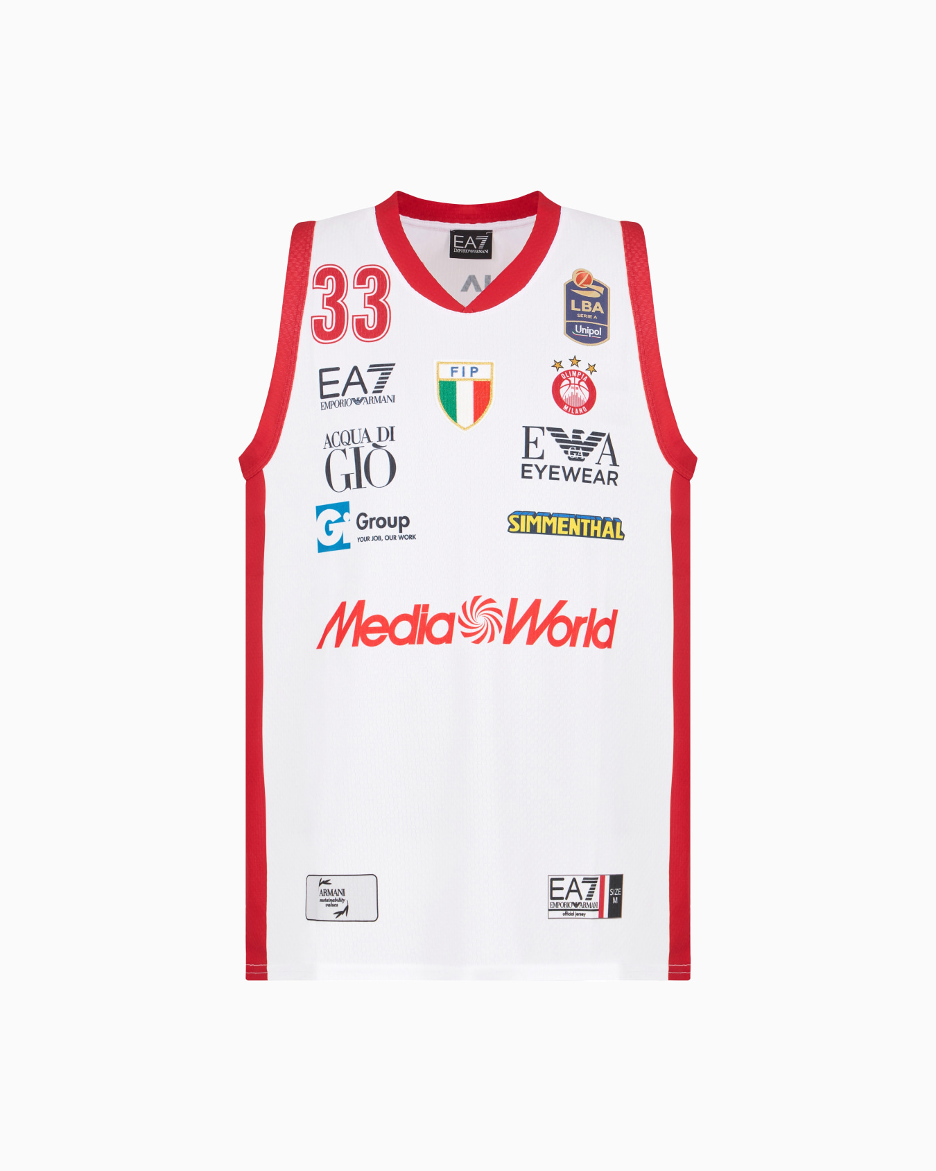 Olimpia Milano 24/25 Championship replica tank top Slide 0