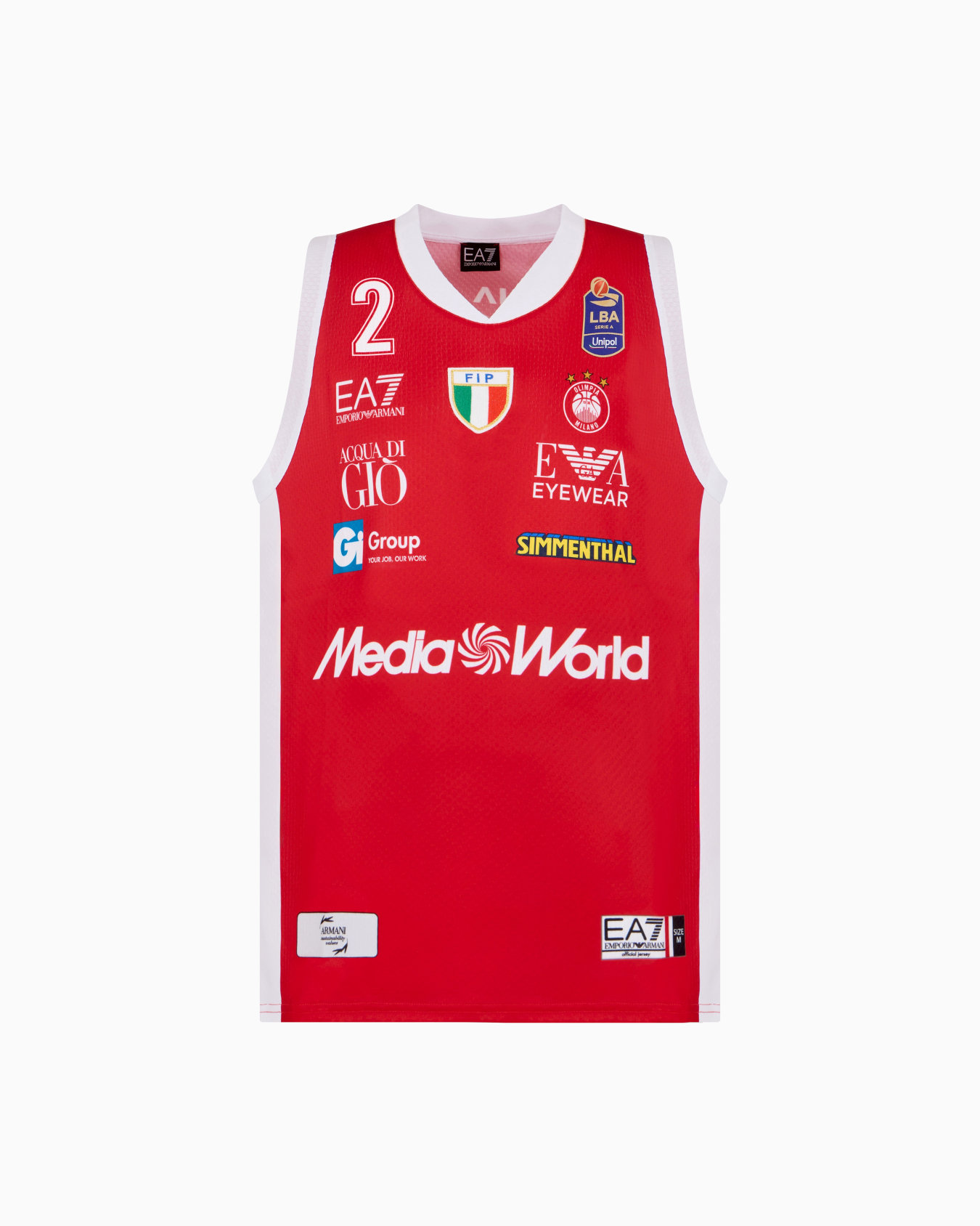 Olimpia Milano 24/25 Championship replica tank top Slide 0