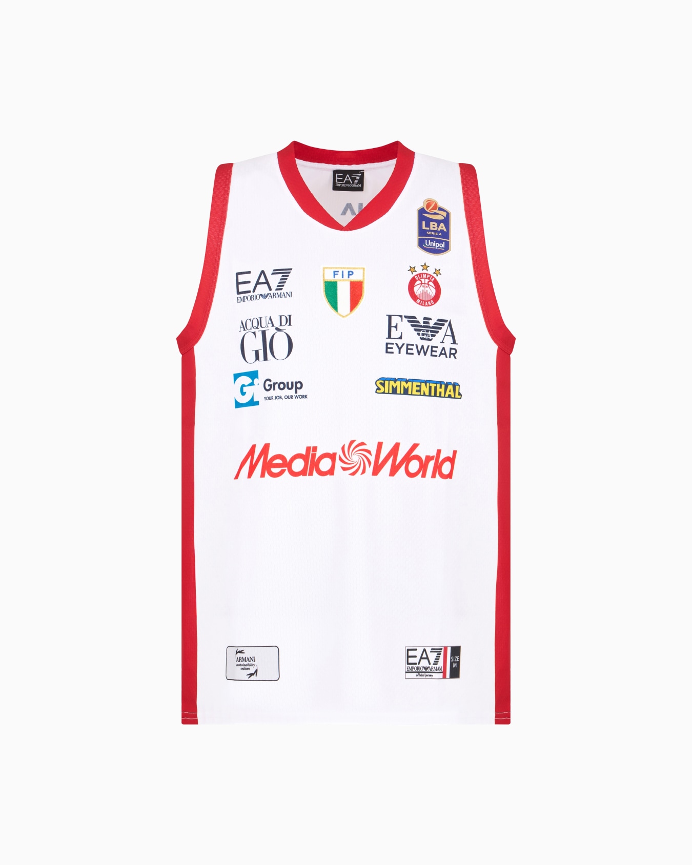 Olimpia Milano 24/25 Championship replica tank top Slide 0