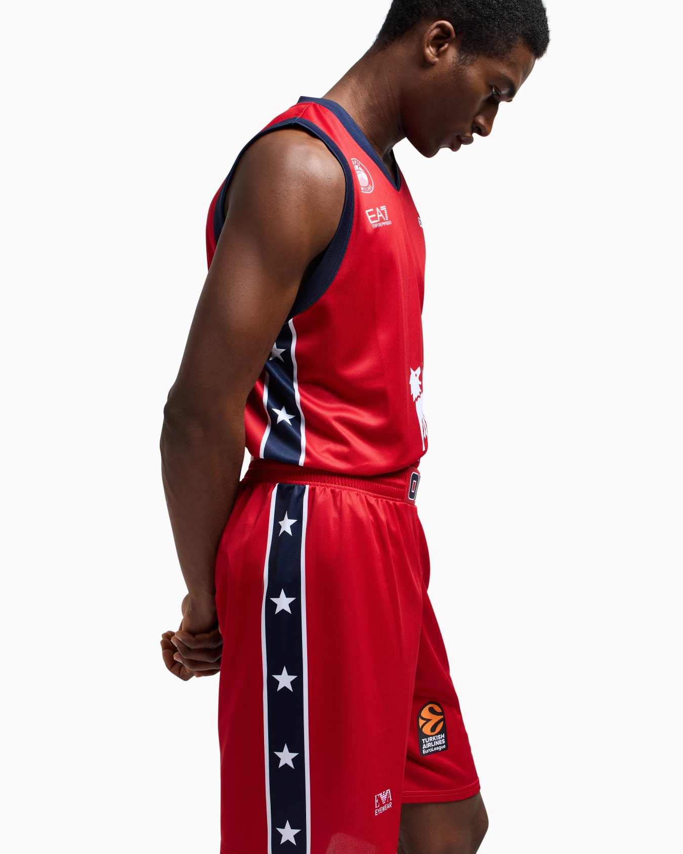 Réplica camiseta Olimpia Milano Euroliga 24/25 Diapositiva 4