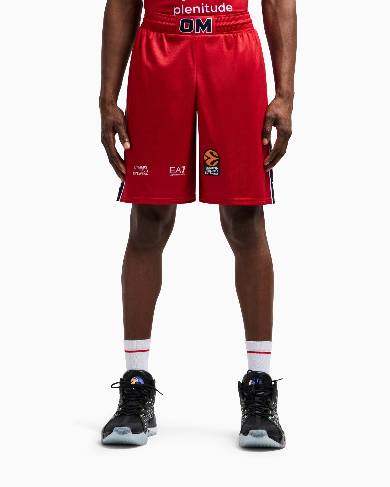 Olimpia Milano Shorts replica Euroleague 24/25 Slide 1