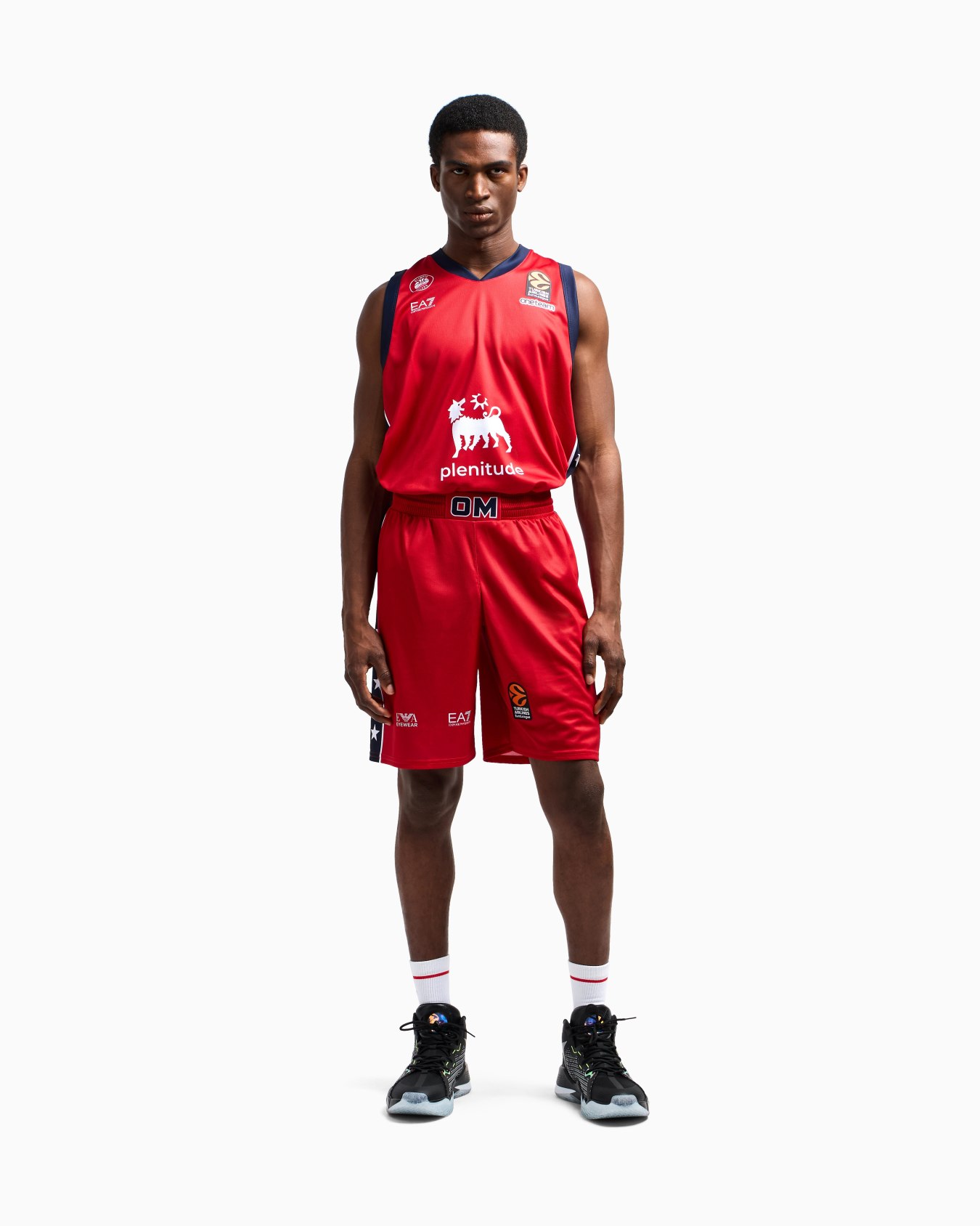 Olimpia Milano Shorts replica Euroleague 24/25 Slide 2
