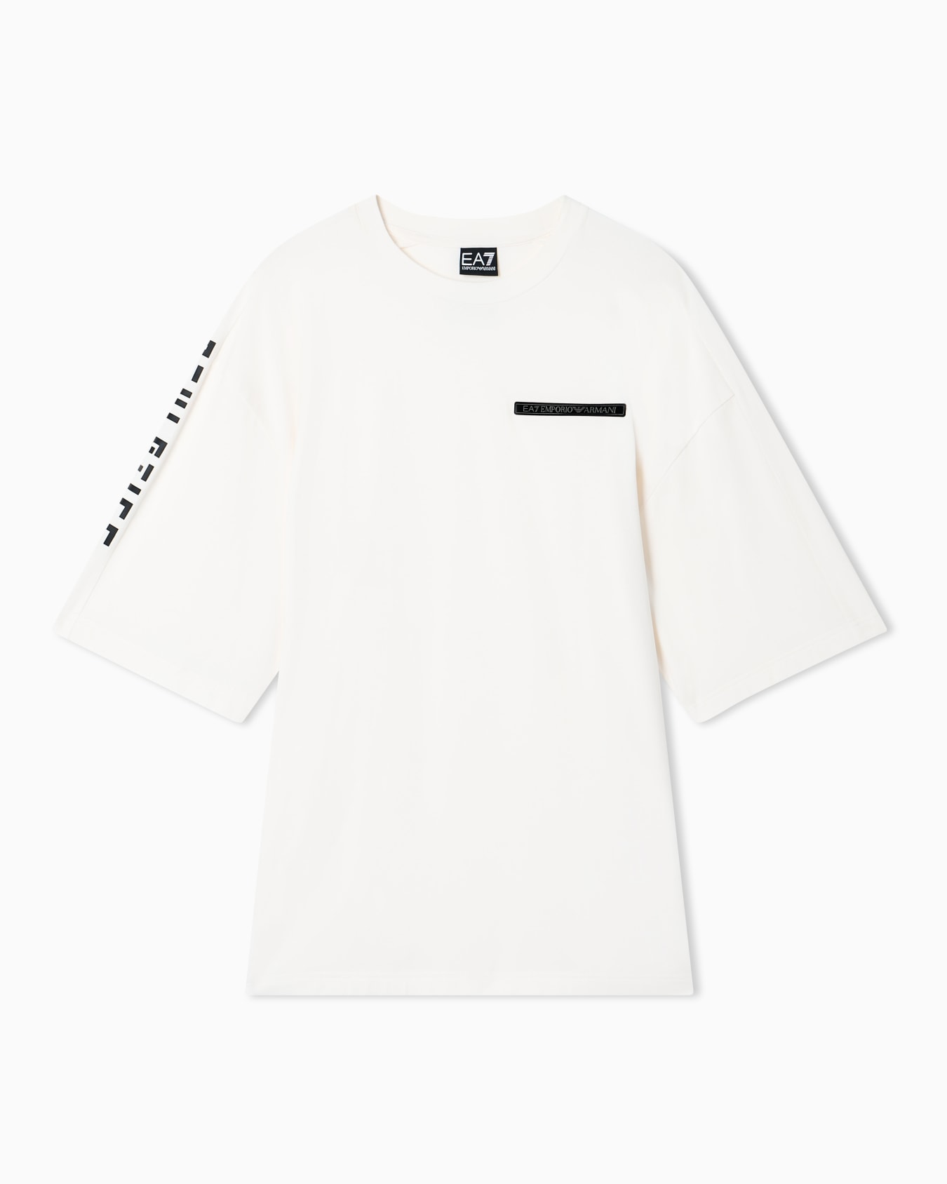 Stretch cotton-blend T-shirt Slide 0