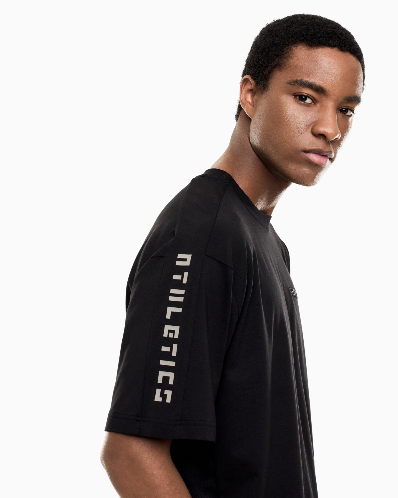 Stretch cotton-blend T-shirt Slide 4