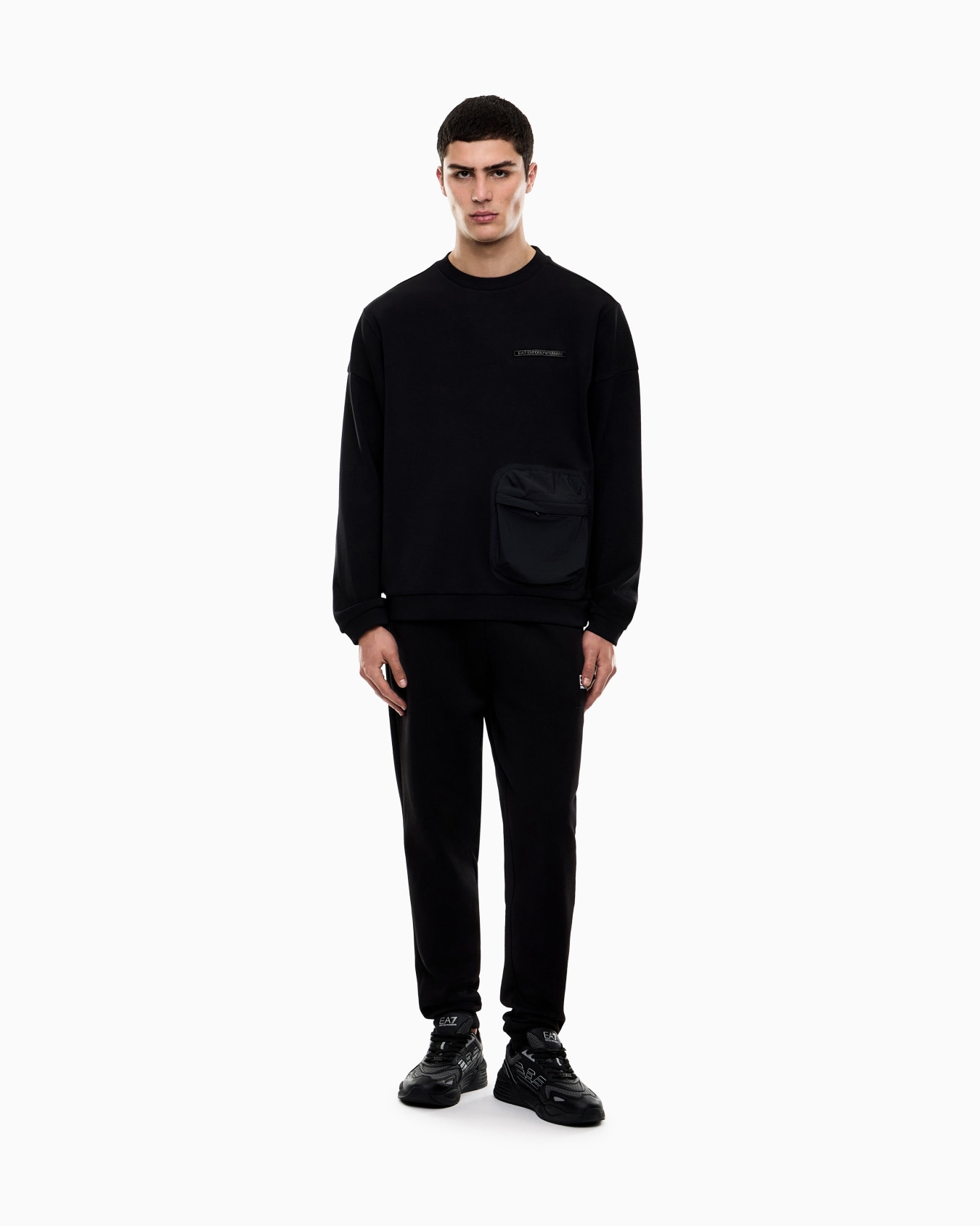 Cotton-blend sweatshirt Slide 1