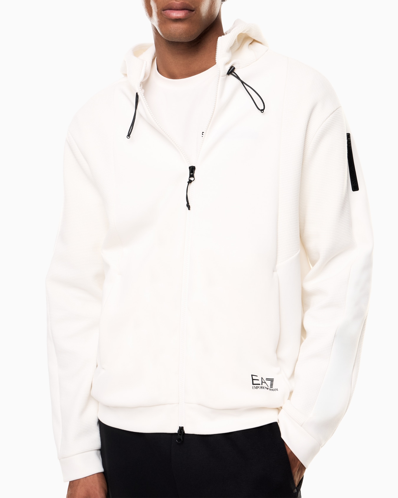 ジップアップ スウェットシャツ スライドする 4