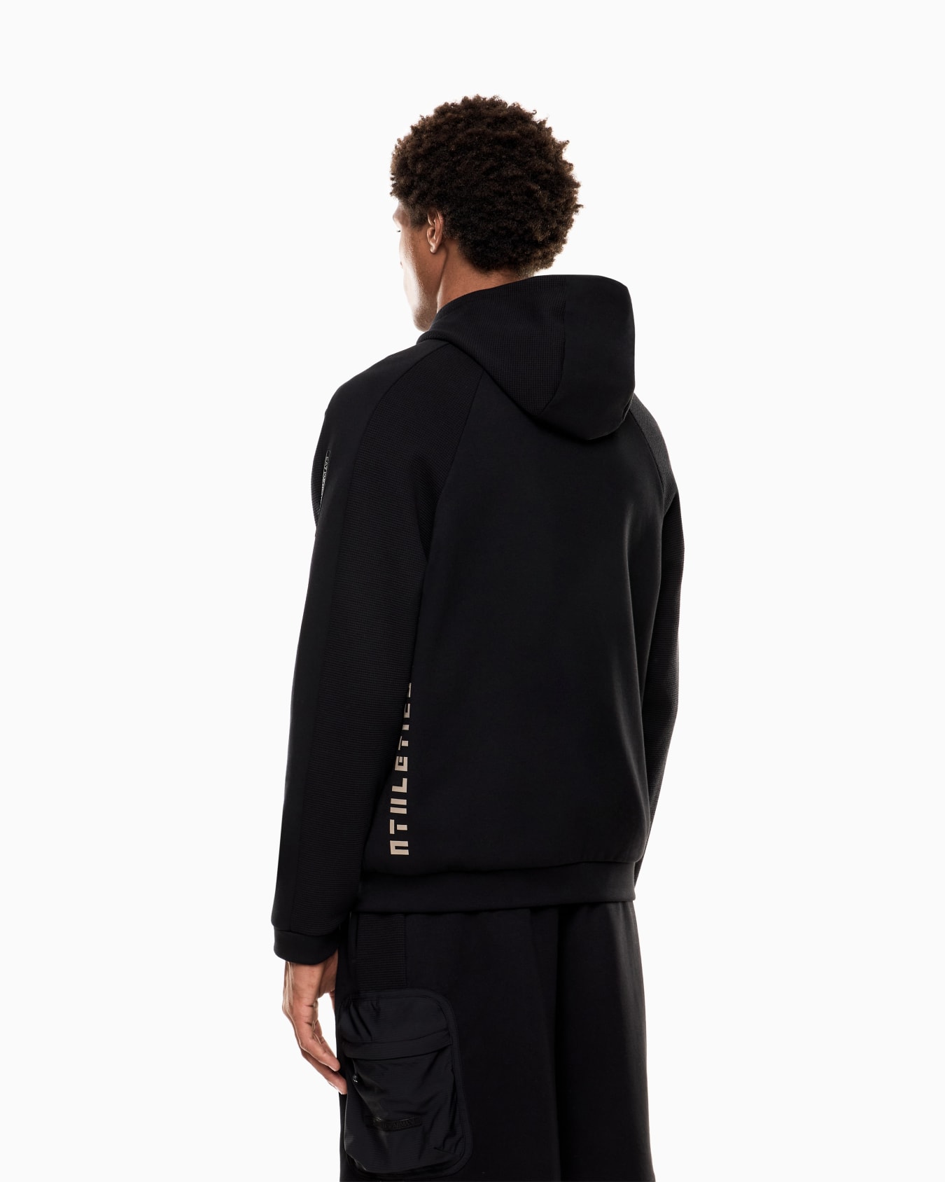 ジップアップ スウェットシャツ スライドする 2