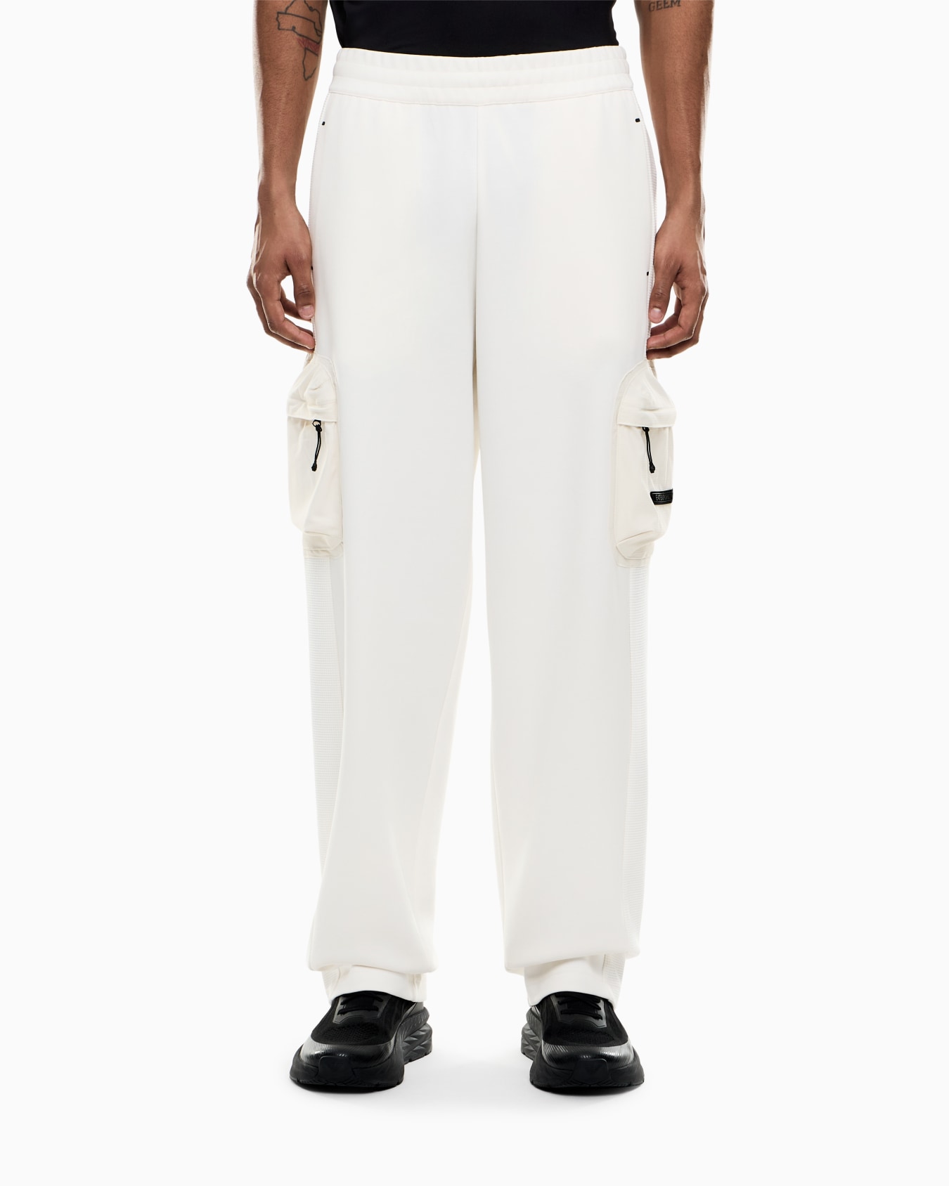 Pantalon cargo en mélange de coton Diapositive 3