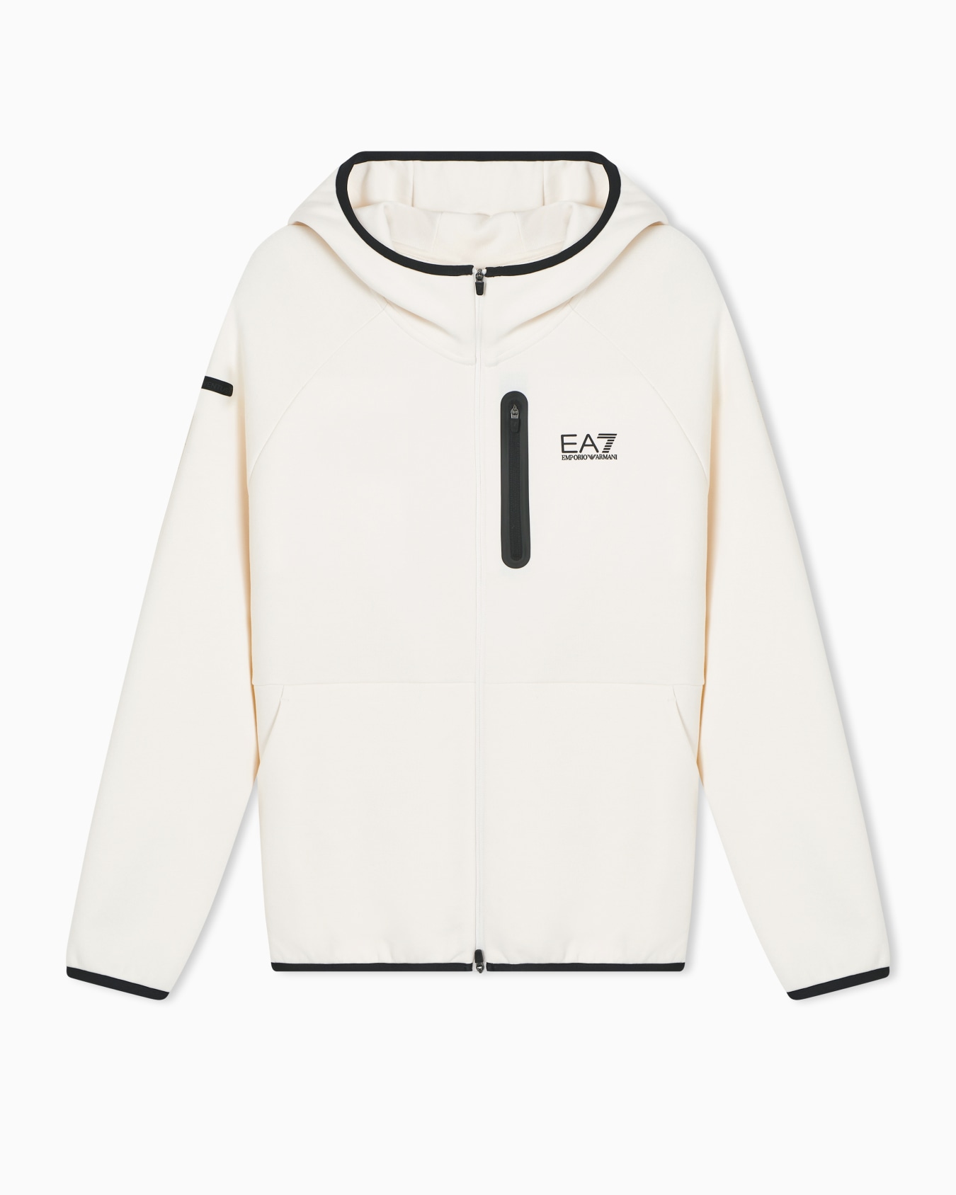 Dynamic Athlete hooded sweatshirt in Natural VENTUS7 technical fabric Slide 0