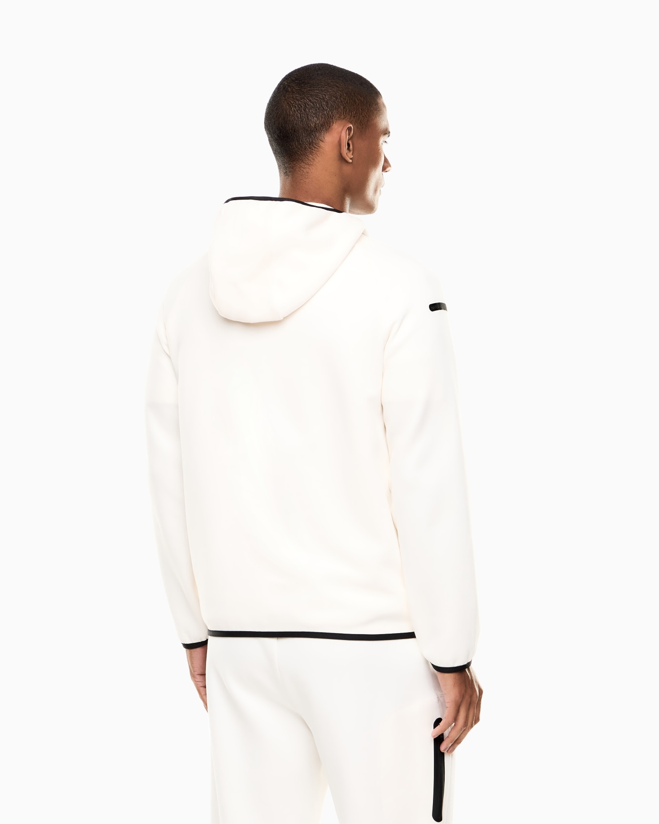 Dynamic Athlete hooded sweatshirt in Natural VENTUS7 technical fabric Slide 2