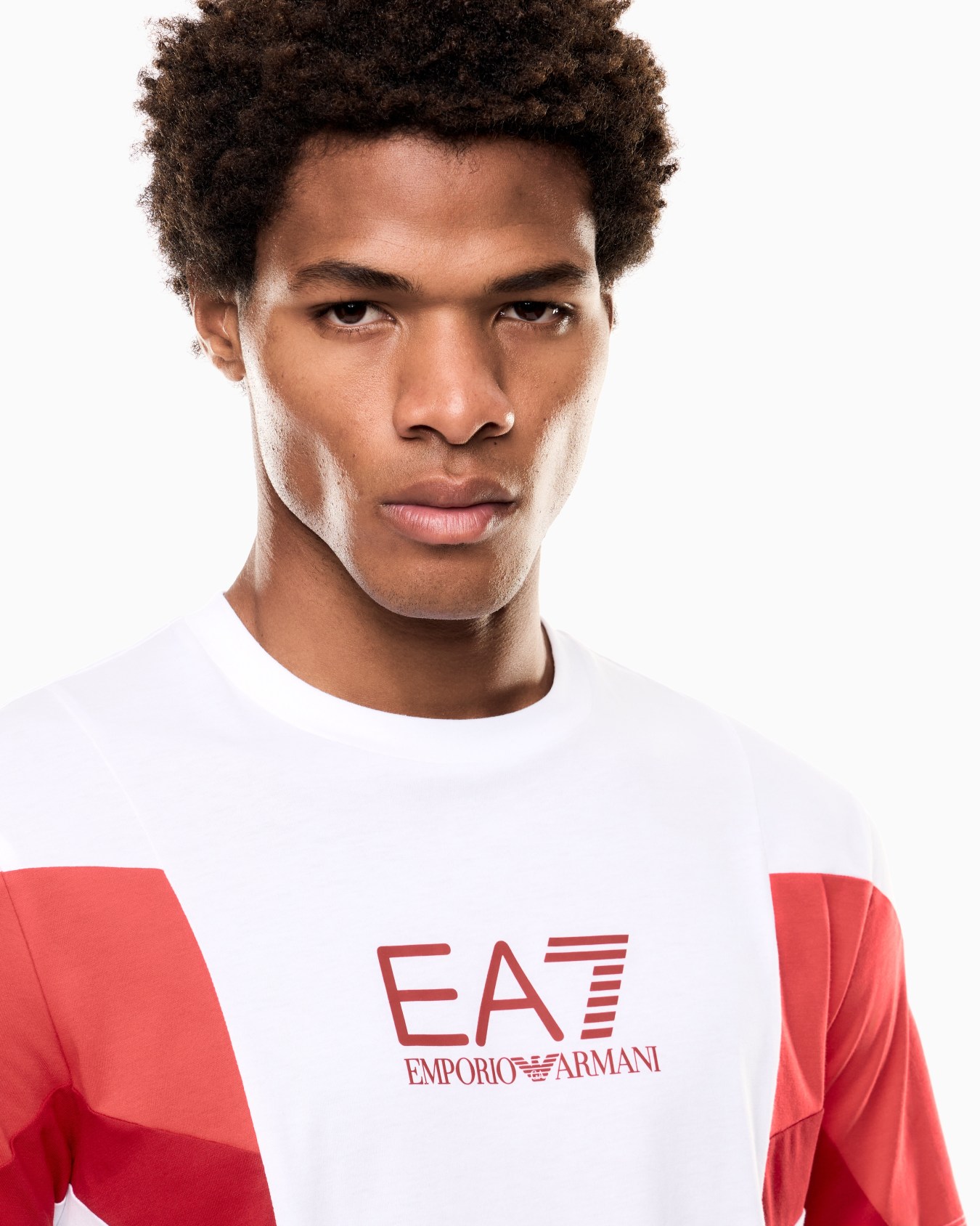 Summer Block cotton jersey crew-neck T-shirt Slide 4