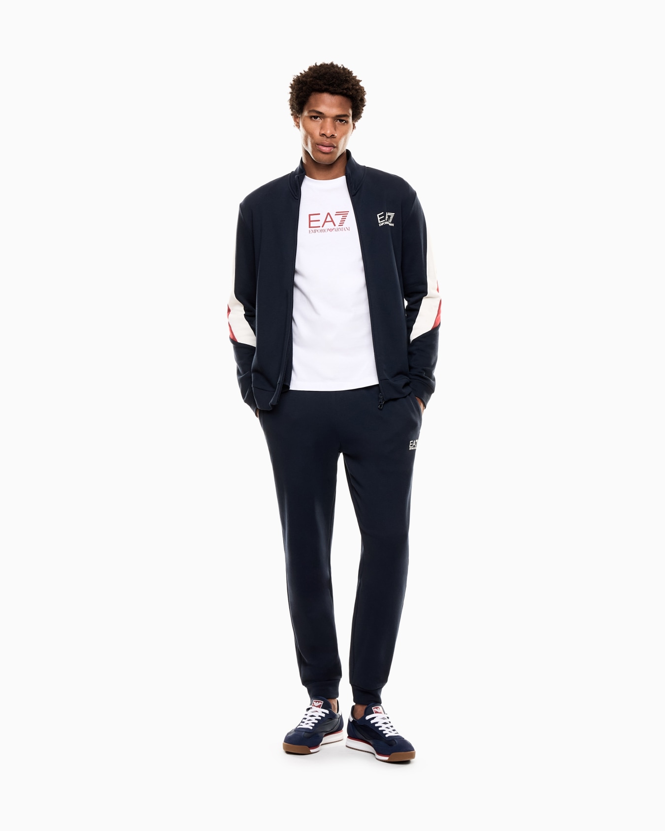 Summer Block cotton jersey crew-neck T-shirt Slide 1