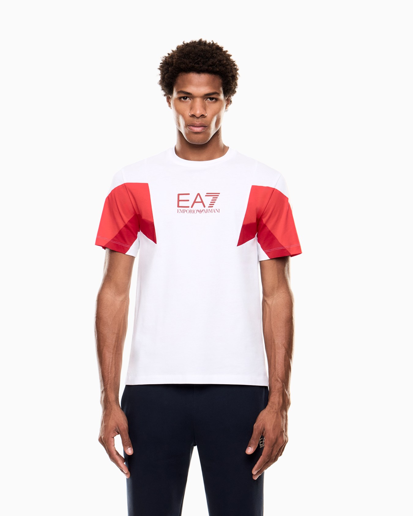 Summer Block cotton jersey crew-neck T-shirt Slide 3