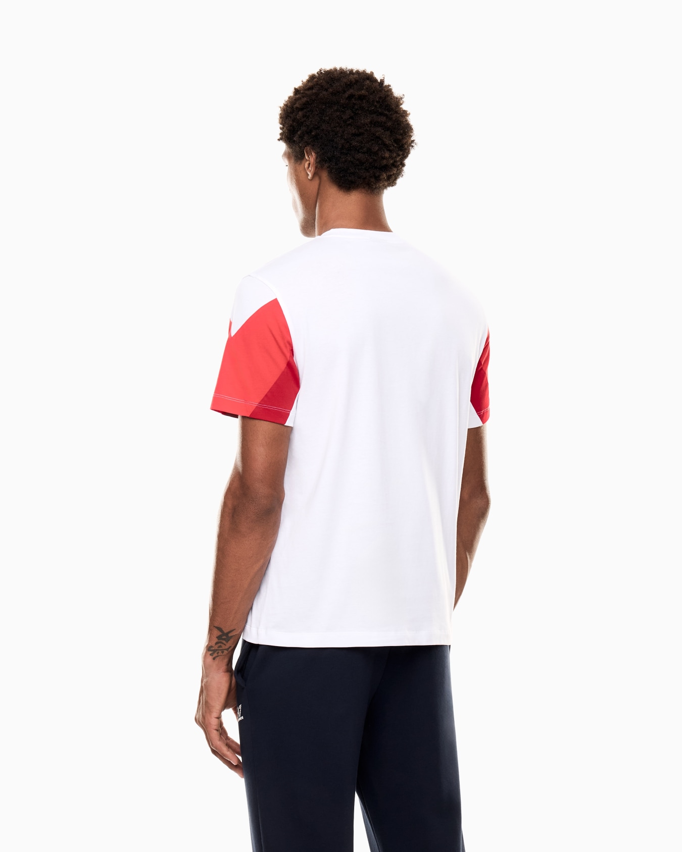 Summer Block cotton jersey crew-neck T-shirt Slide 2