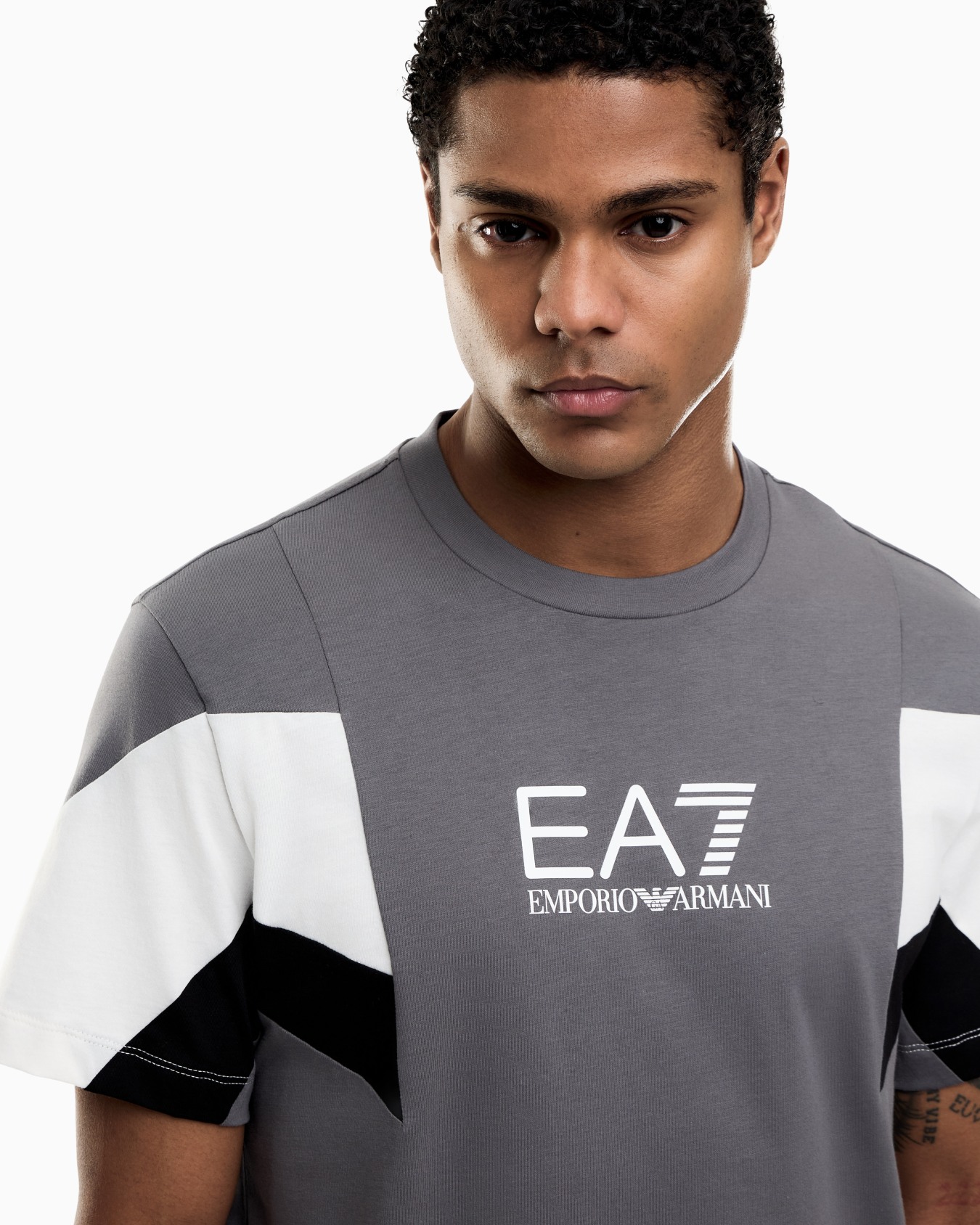 Summer Block cotton jersey crew-neck T-shirt Slide 4