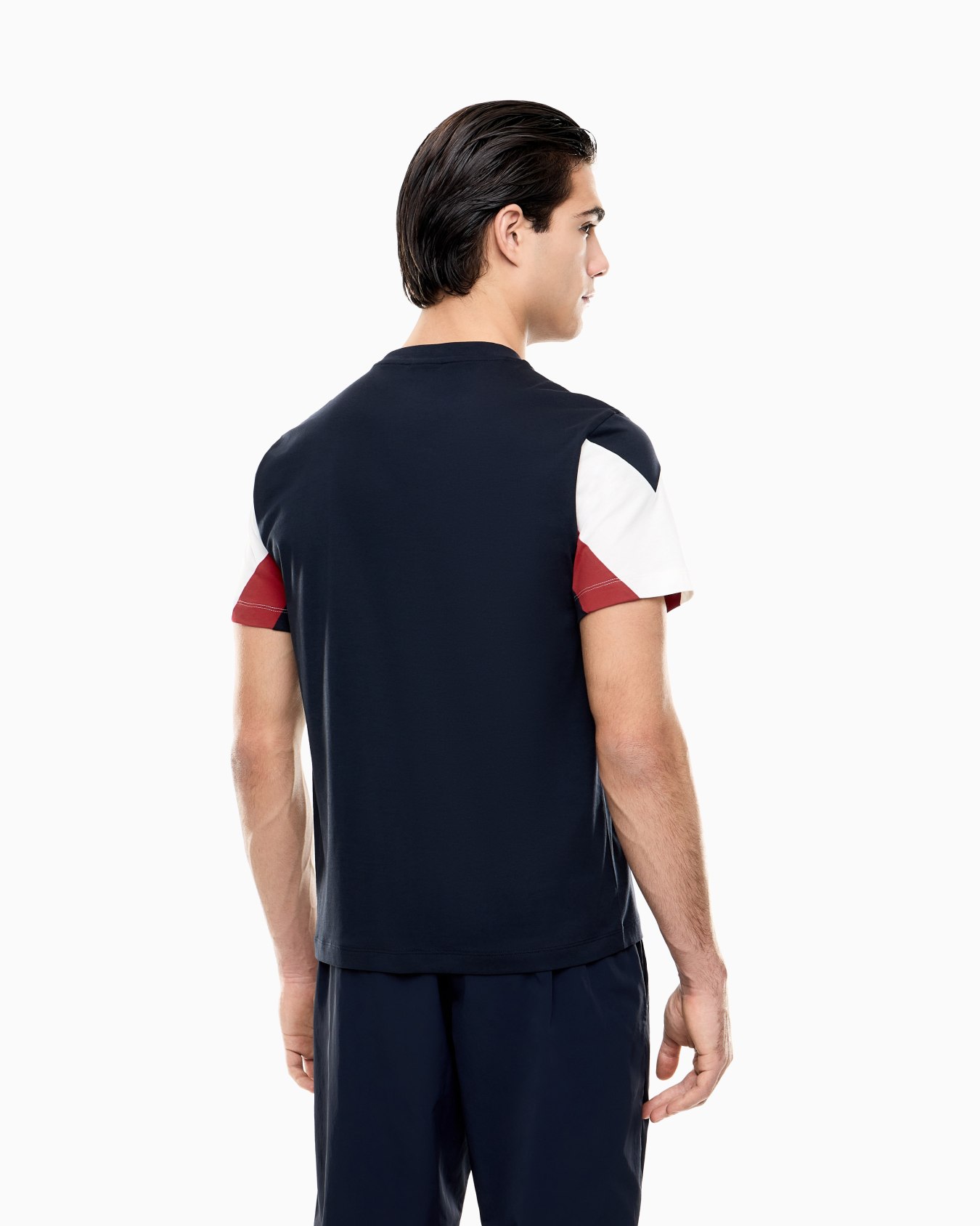 Summer Block cotton jersey crew-neck T-shirt Slide 2