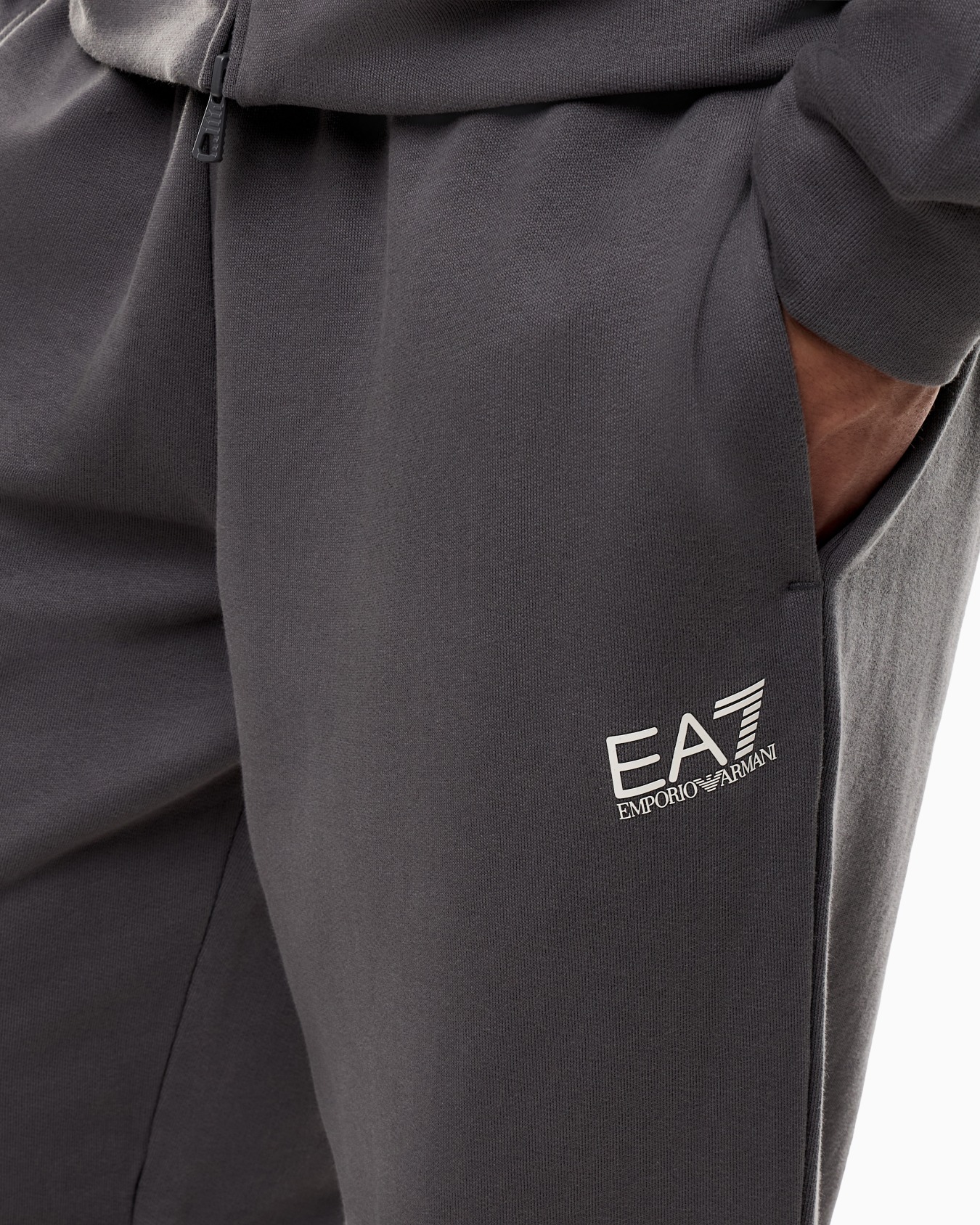 Summer Block pure cotton tracksuit with hood Slide 4