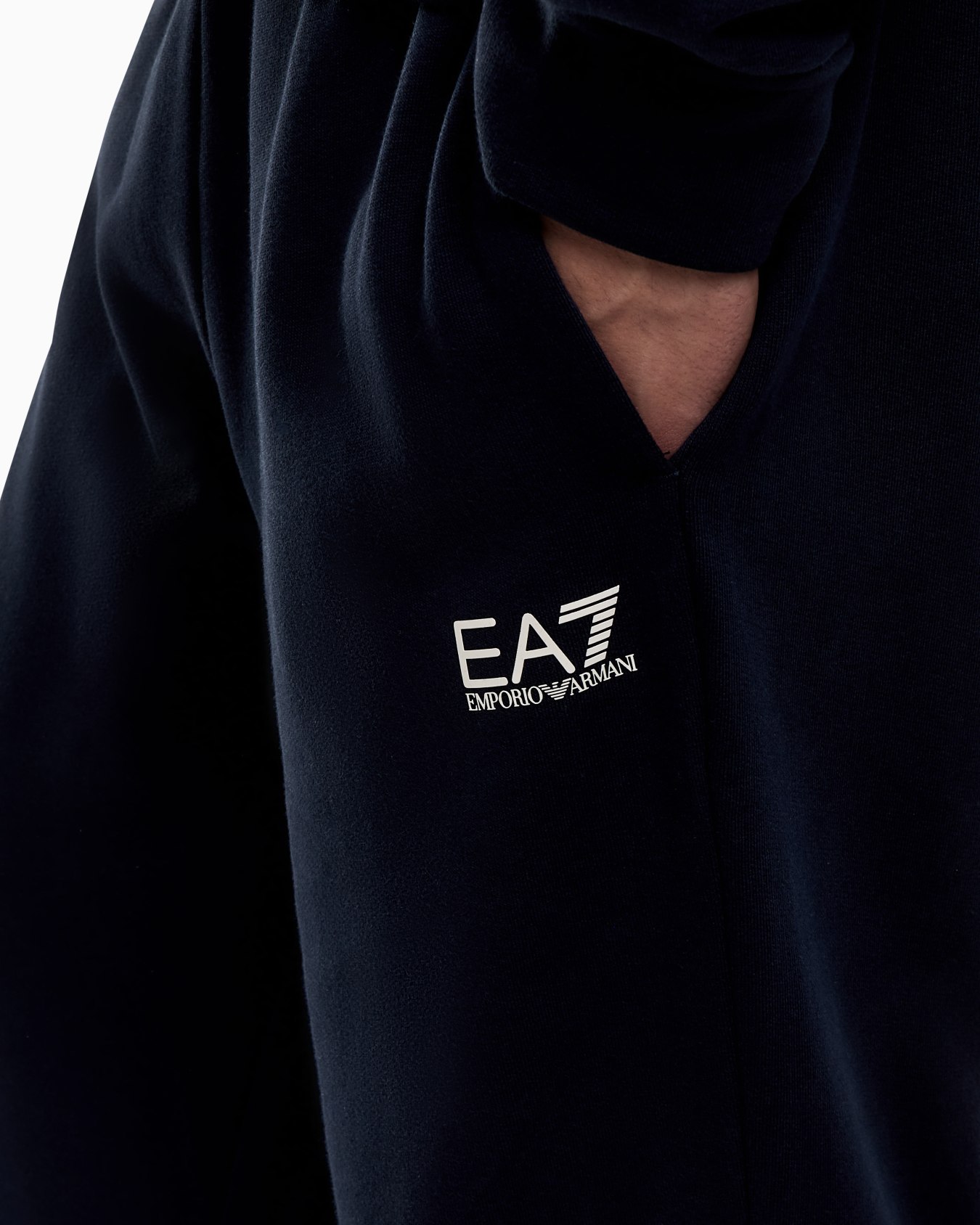 Summer Block pure cotton tracksuit with hood Slide 4