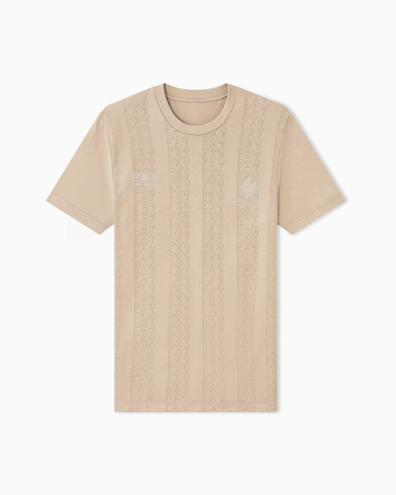 Soccer T-shirt in technical jacquard fabric Slide 0
