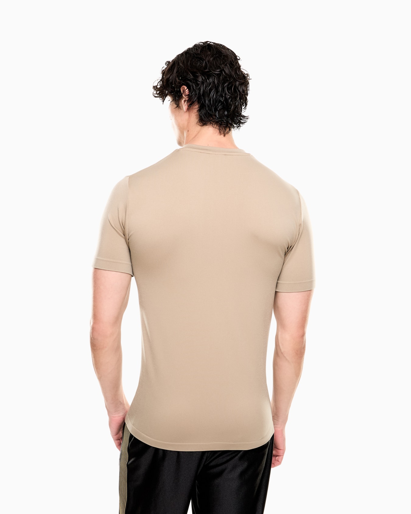 Soccer T-shirt in technical jacquard fabric Slide 2