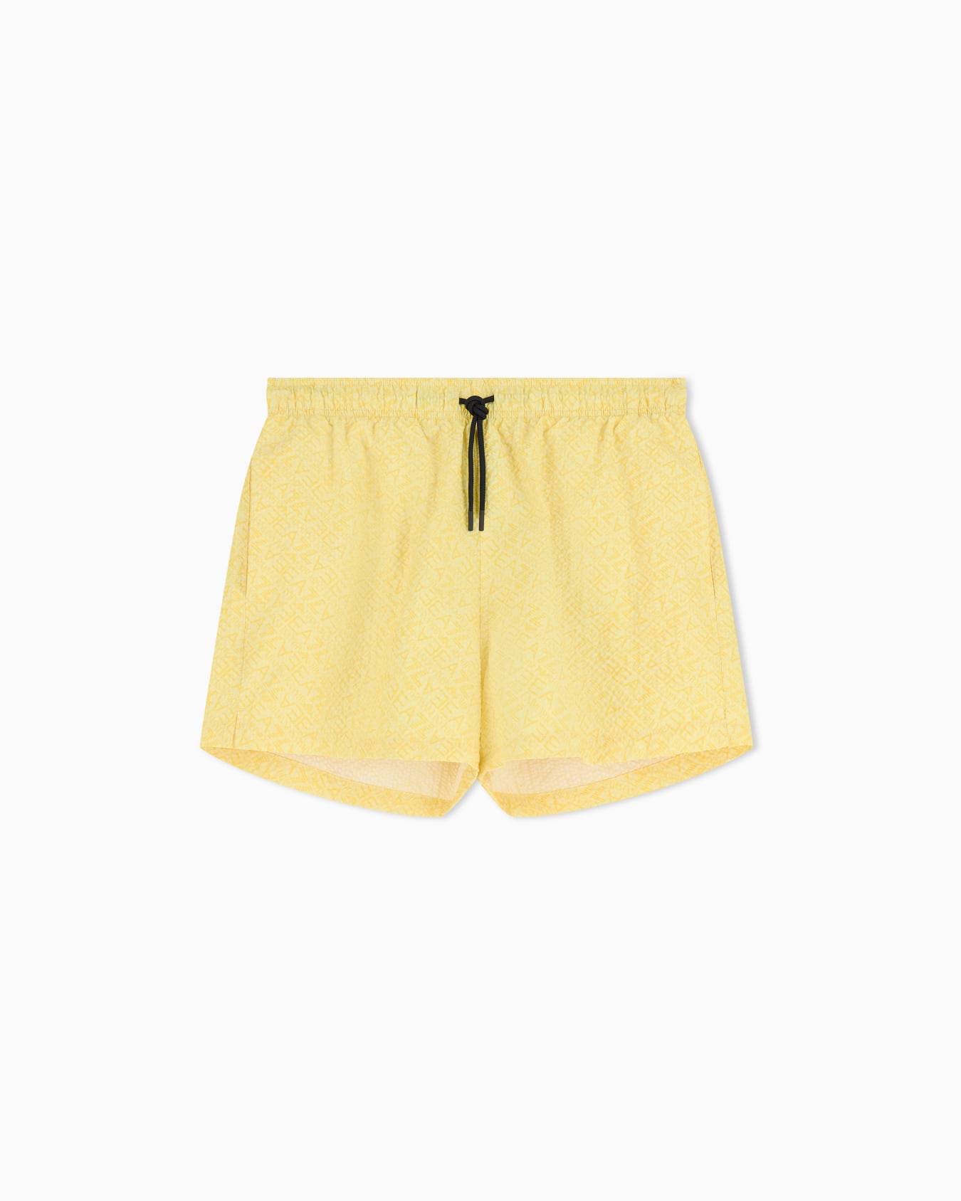 Graphic Series swim trunks with monogram print Slide 0