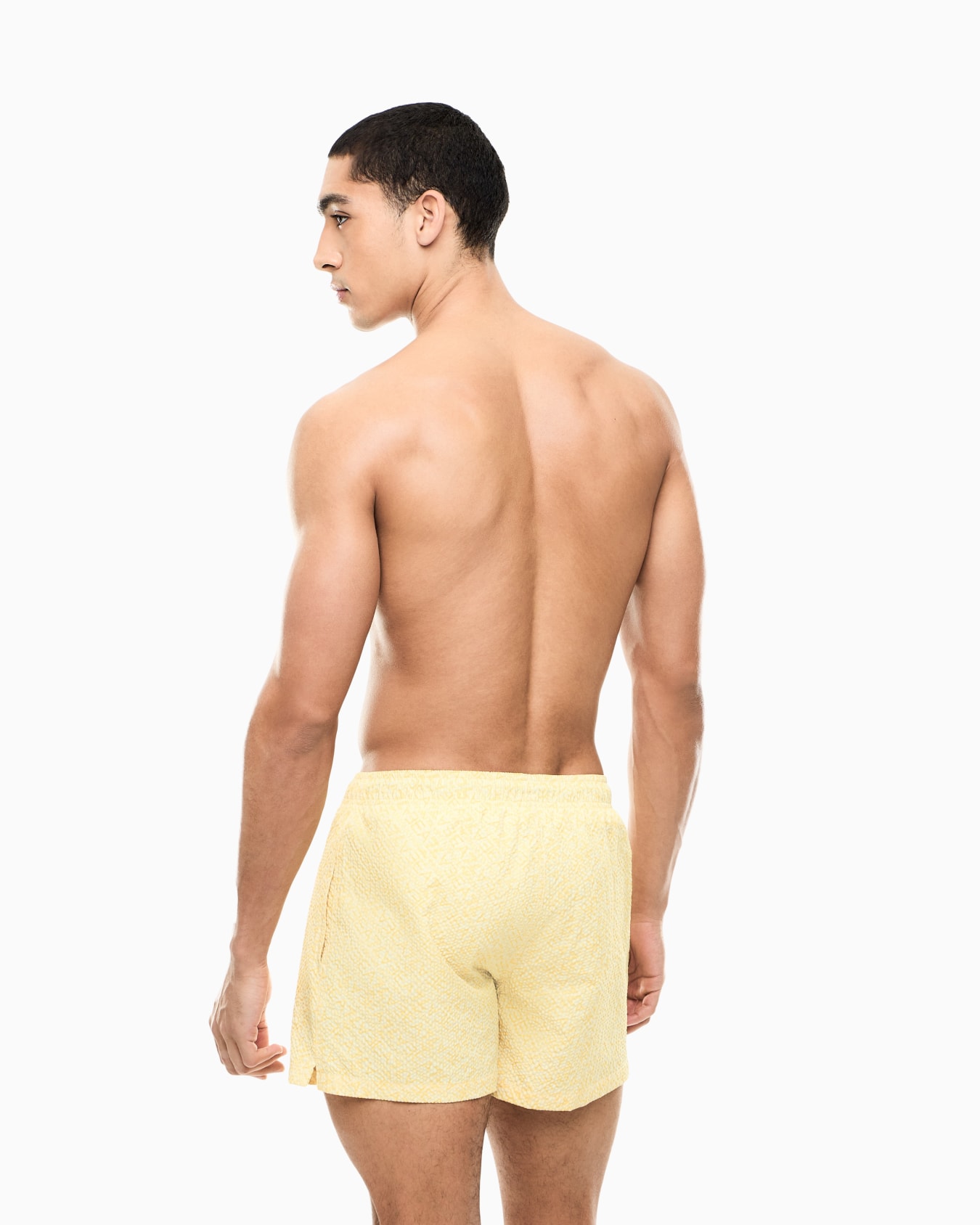 Graphic Series 모노그램 프린트 트렁크 수영복 슬라이드 2