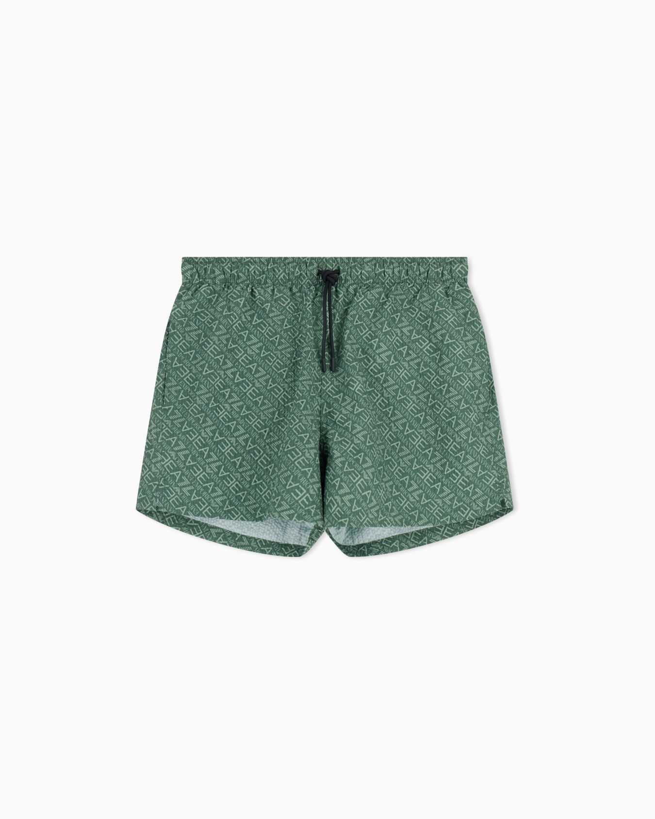 Graphic Series swim trunks with monogram print Slide 0