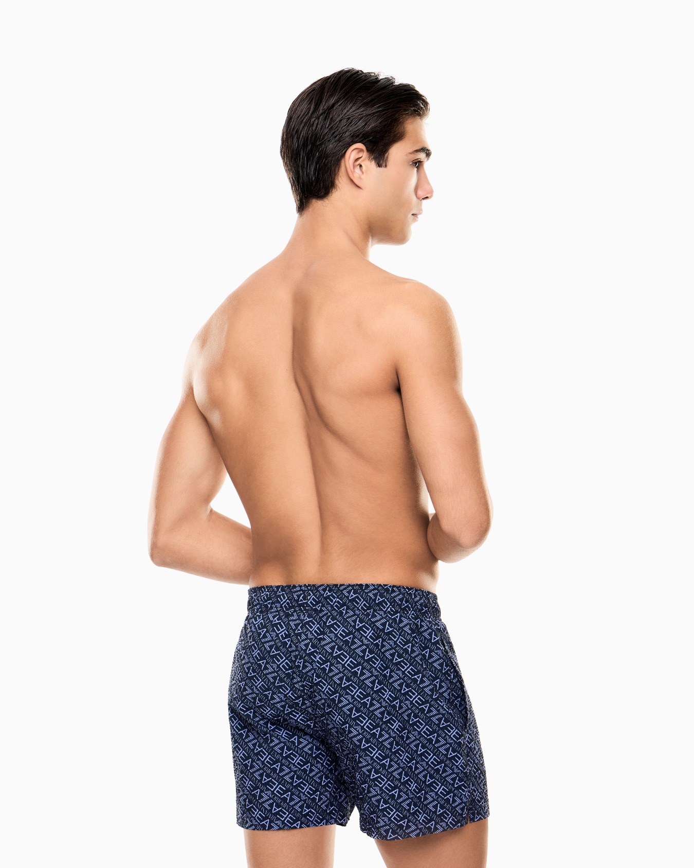 Beachwear boxer shorts in technical fabric Diapositiva 2