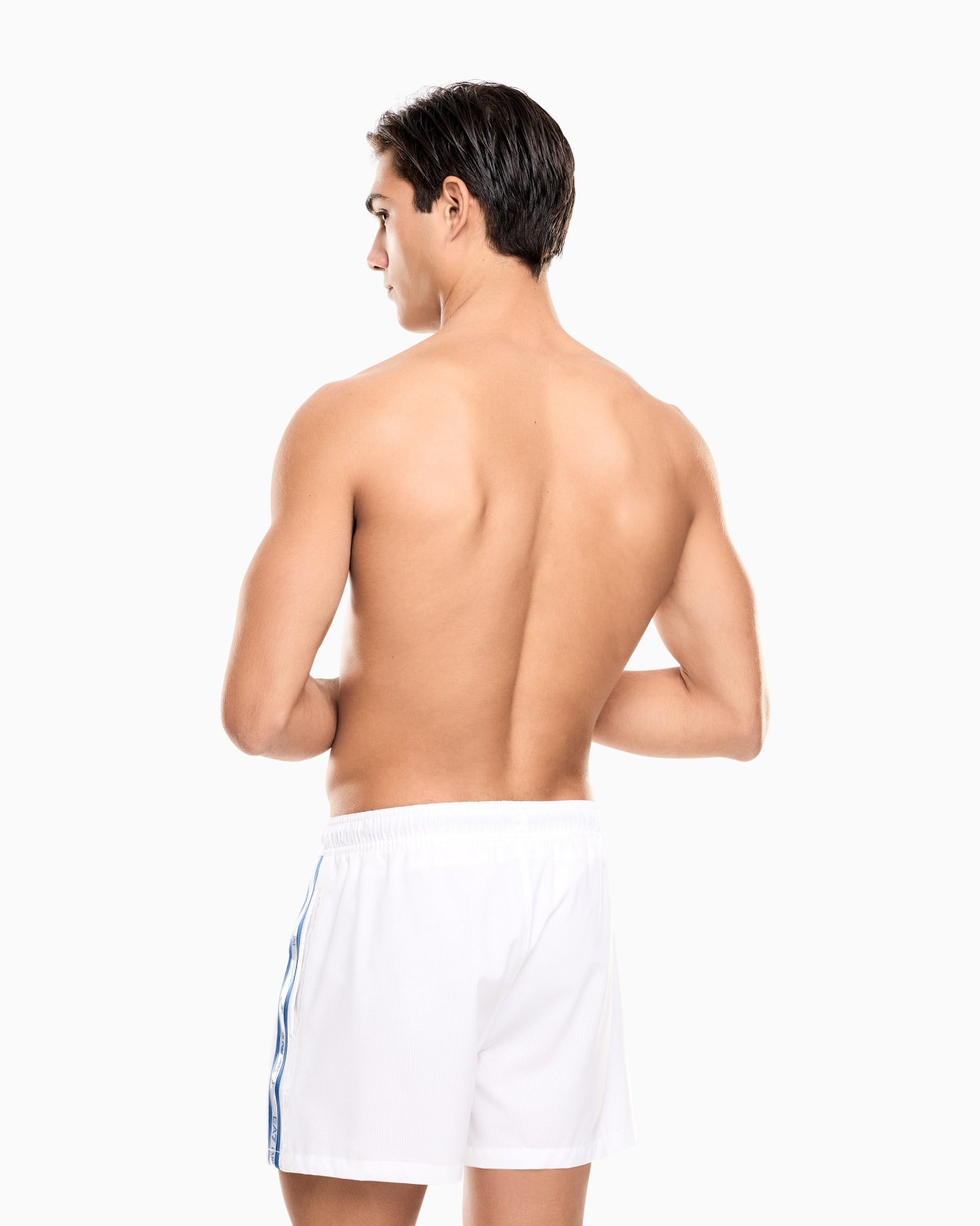 Beachwear boxer shorts in technical stretch fabric Slide 2