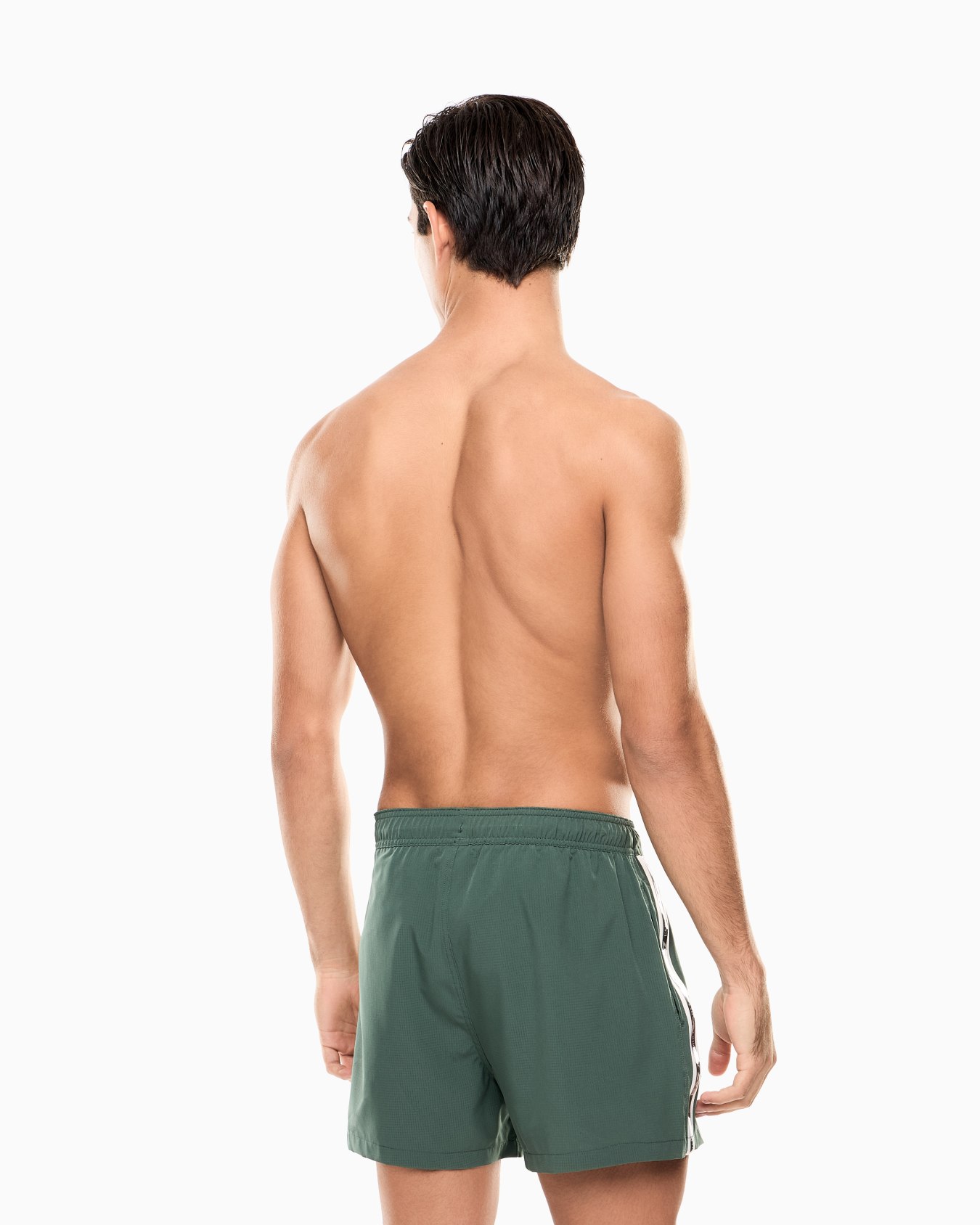 Beachwear boxer shorts in technical stretch fabric Diapositiva 2