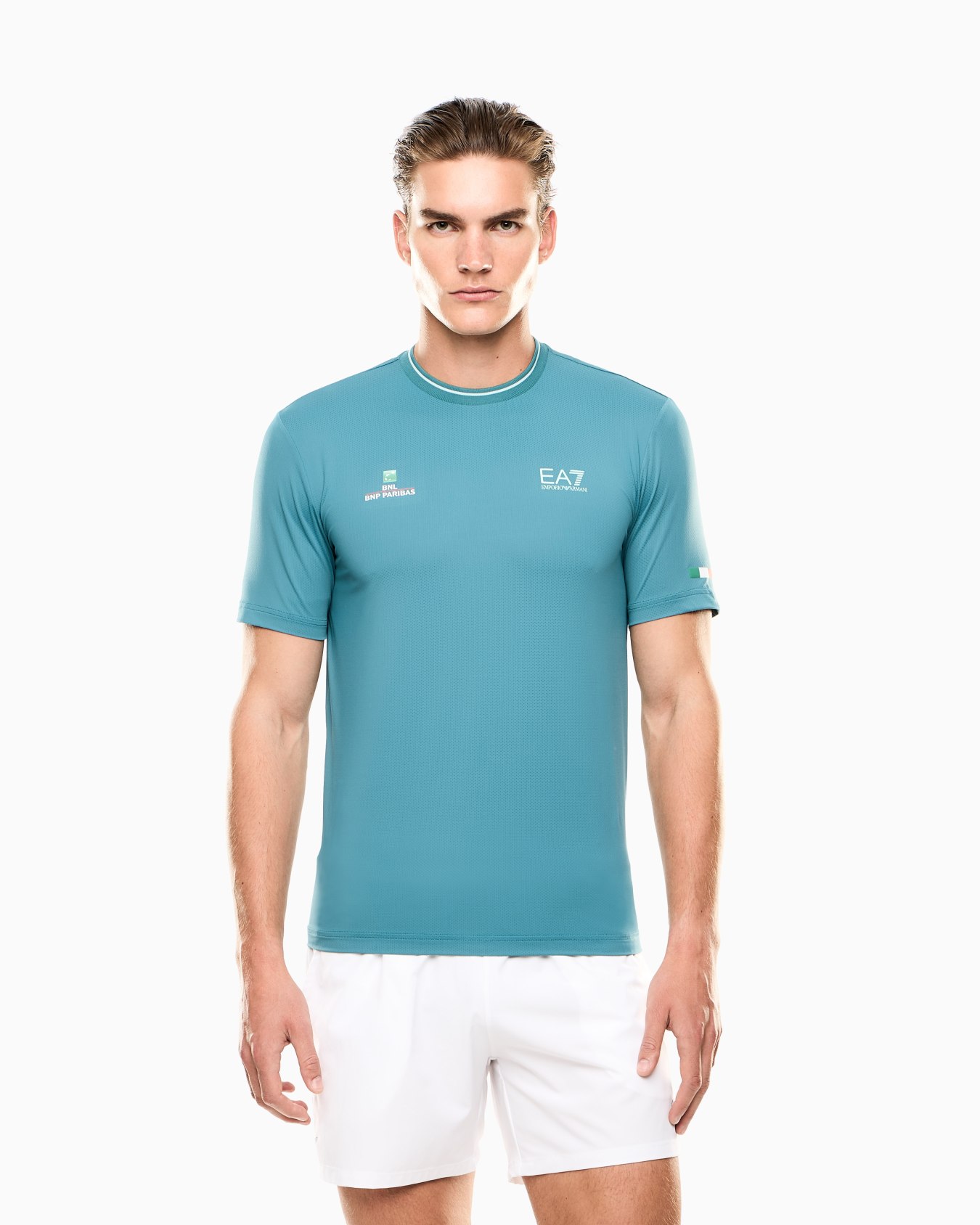 Italian Open VENTUS7 technical fabric crew-neck T-shirt Slide 3
