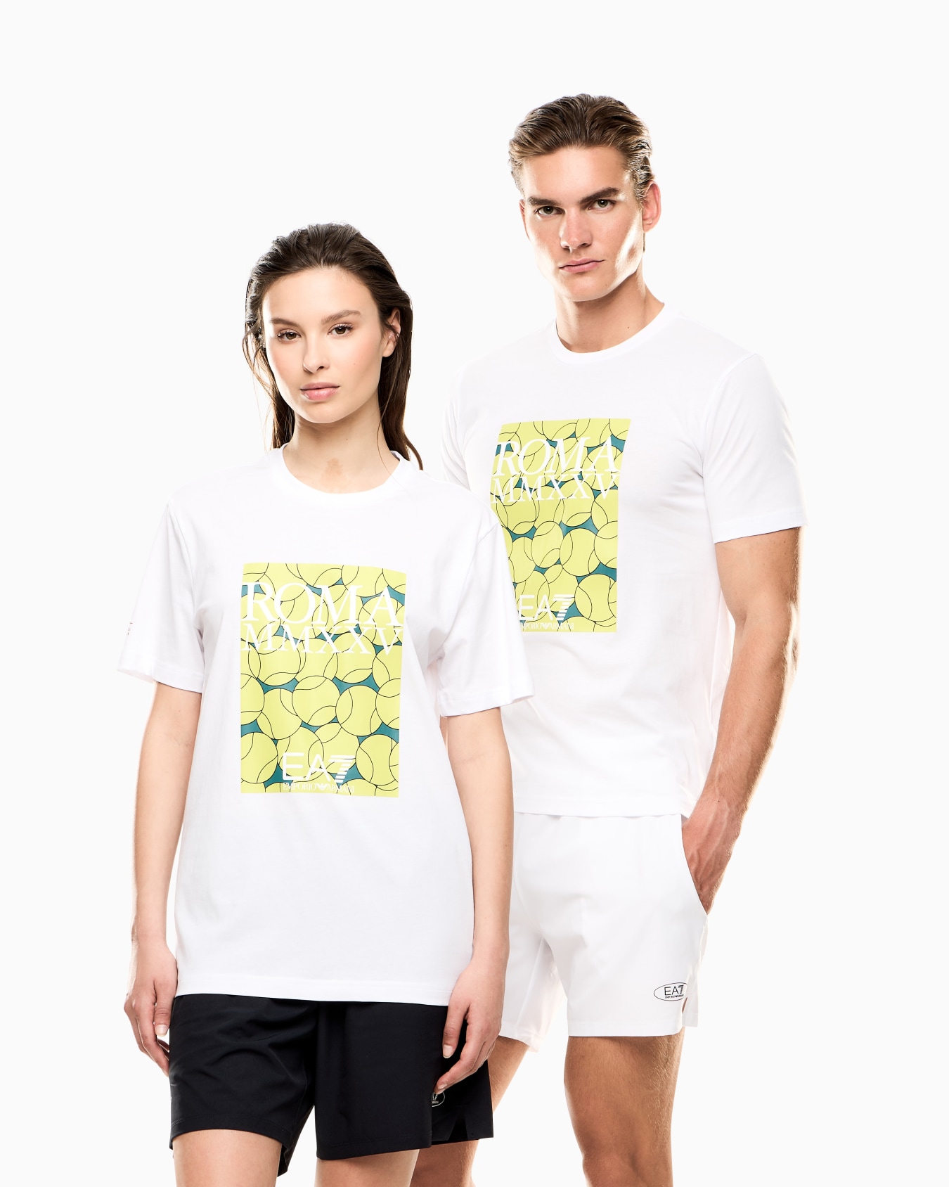 Italian Open cotton crew-neck T-shirt Slide 4