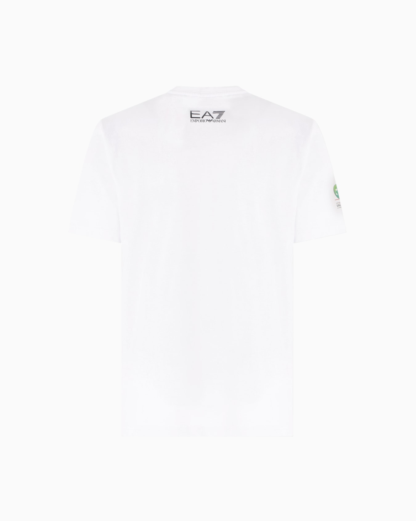 Italian Open cotton crew-neck T-shirt Slide 3