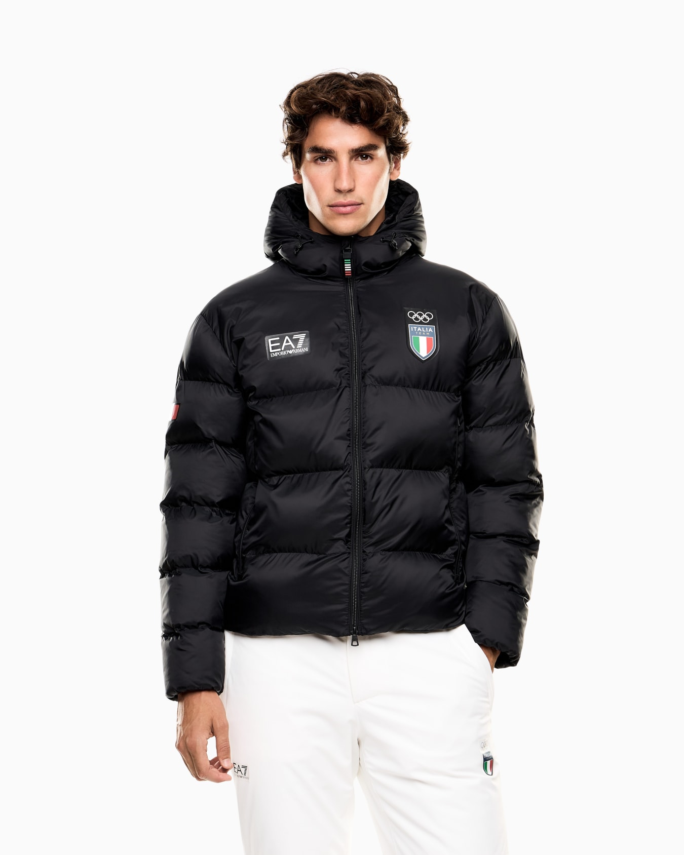 Italia Team Milano Cortina 2026 Giacca piumino imbottita in tessuto ripstop Slide 3