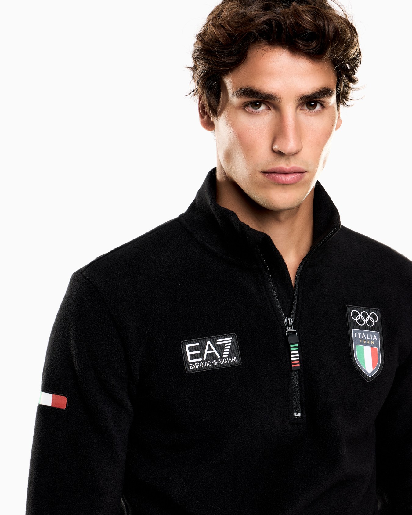 Italia Team Milano Cortina 2026 Pile tecnico da sci in polar fleece Slide 4