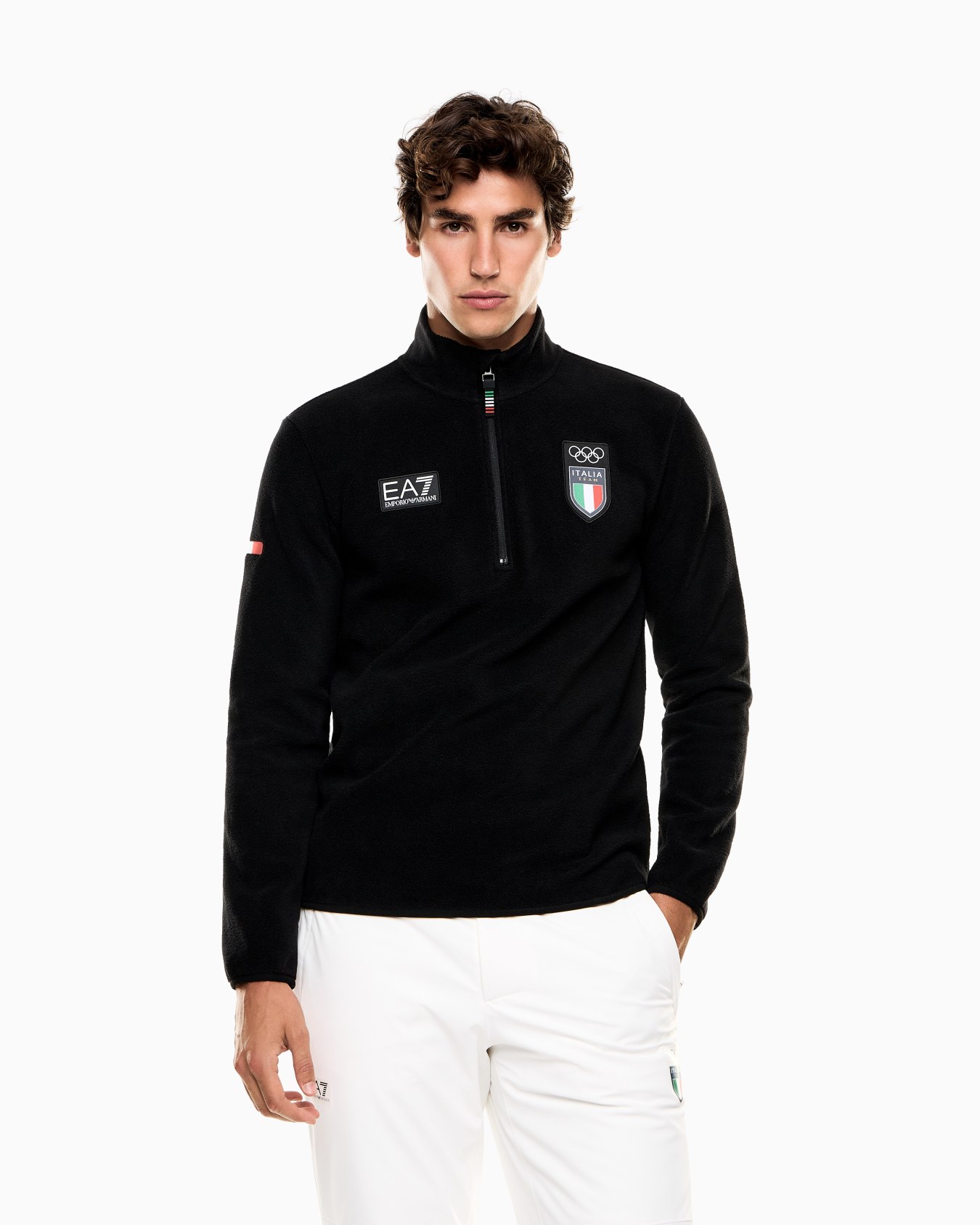 Italia Team Milano Cortina 2026 Pile tecnico da sci in polar fleece Slide 3