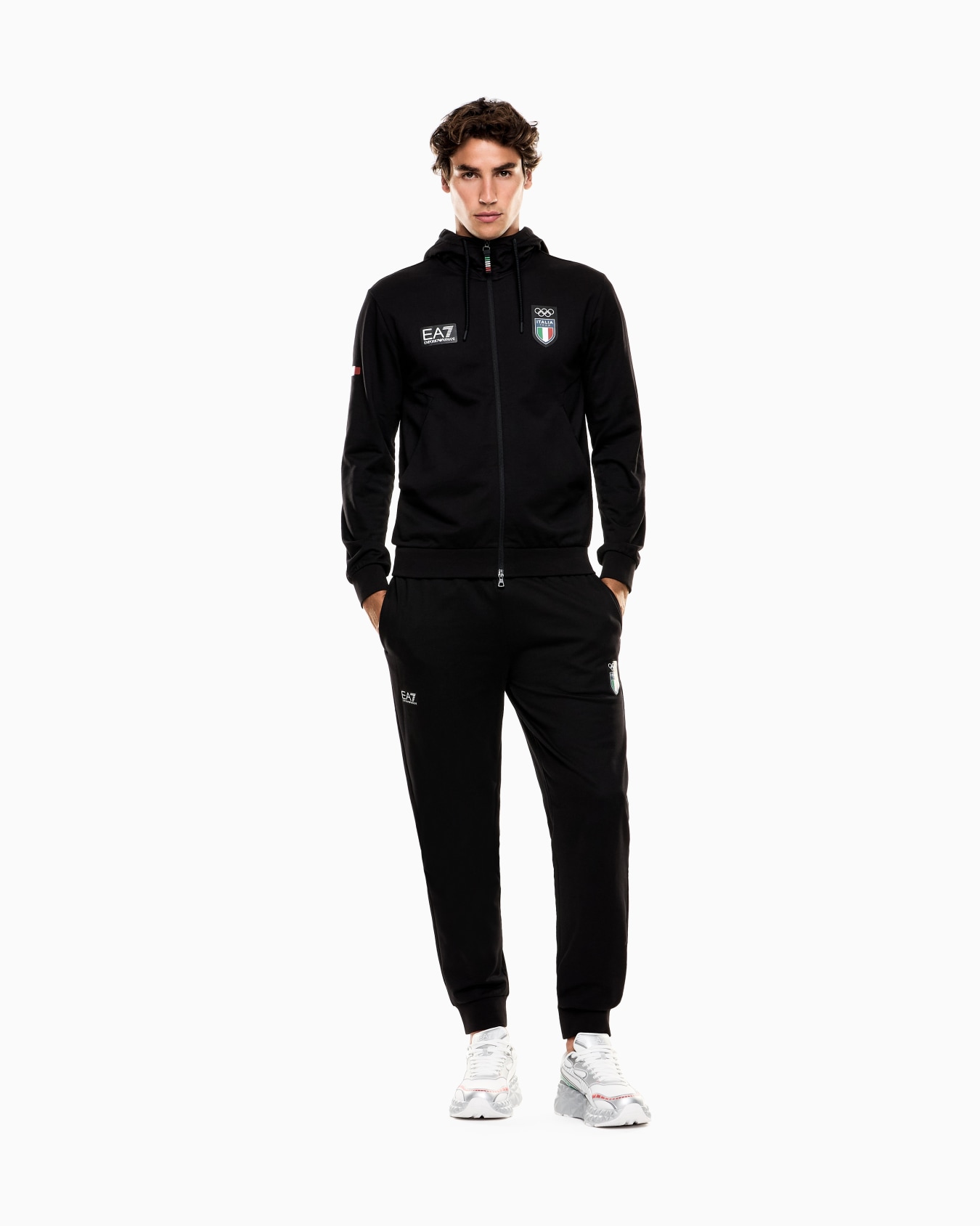 Italia Team Milano Cortina 2026 Tuta in cotone Slide 1